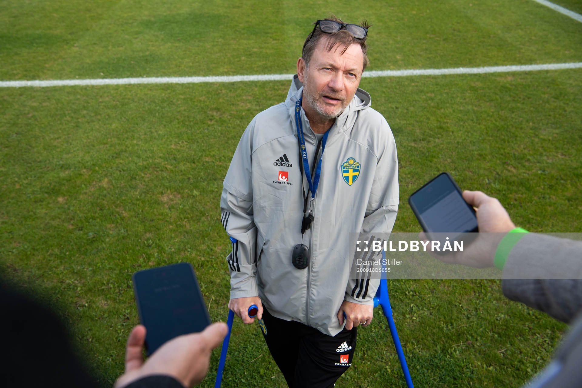 Peter Gerhardsson, head coach of Sweden