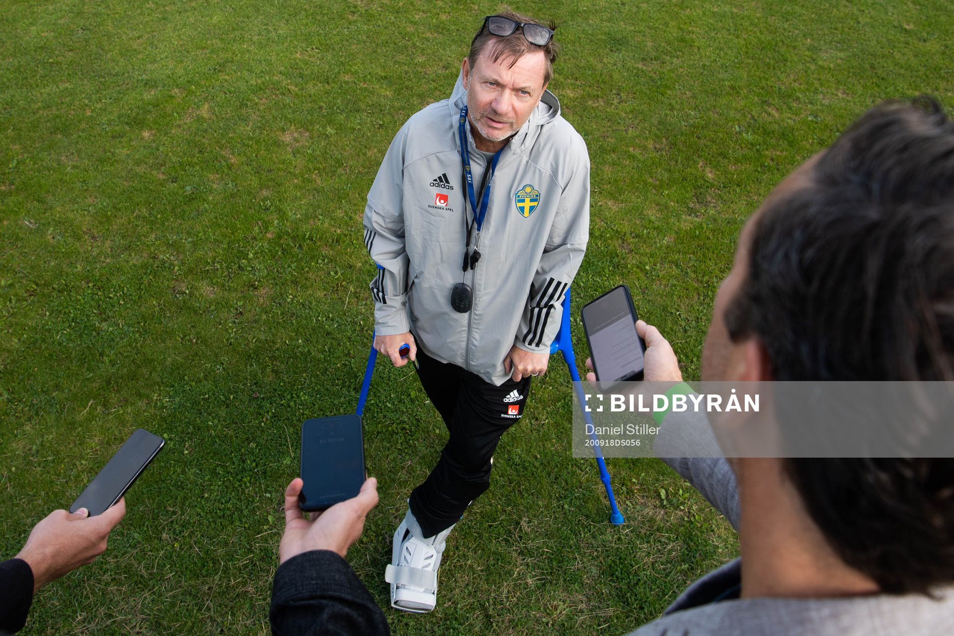 Peter Gerhardsson, head coach of Sweden