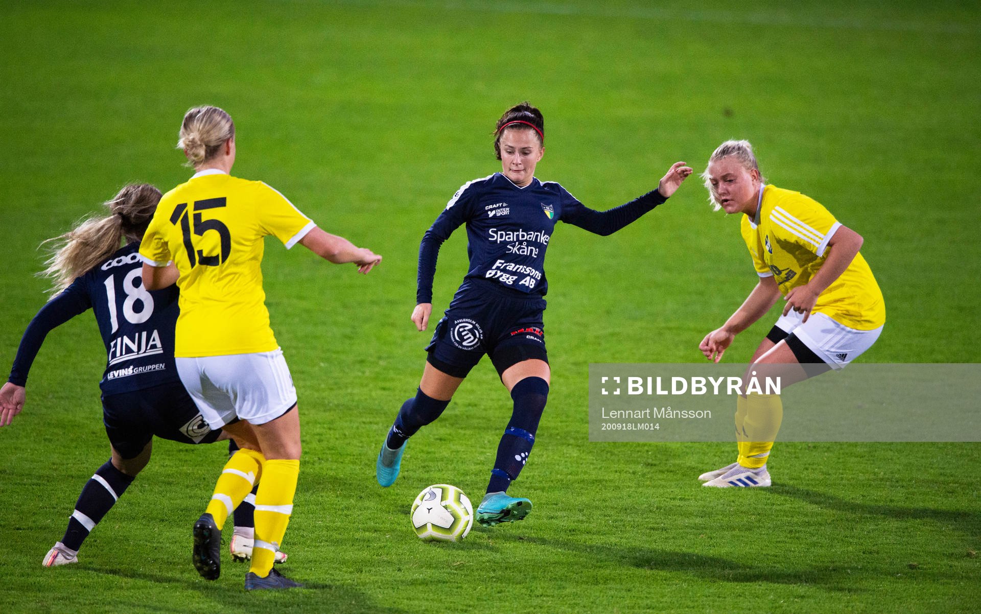 i dammatchen mellan FC Hessleholm och Näsum i Hässleholm