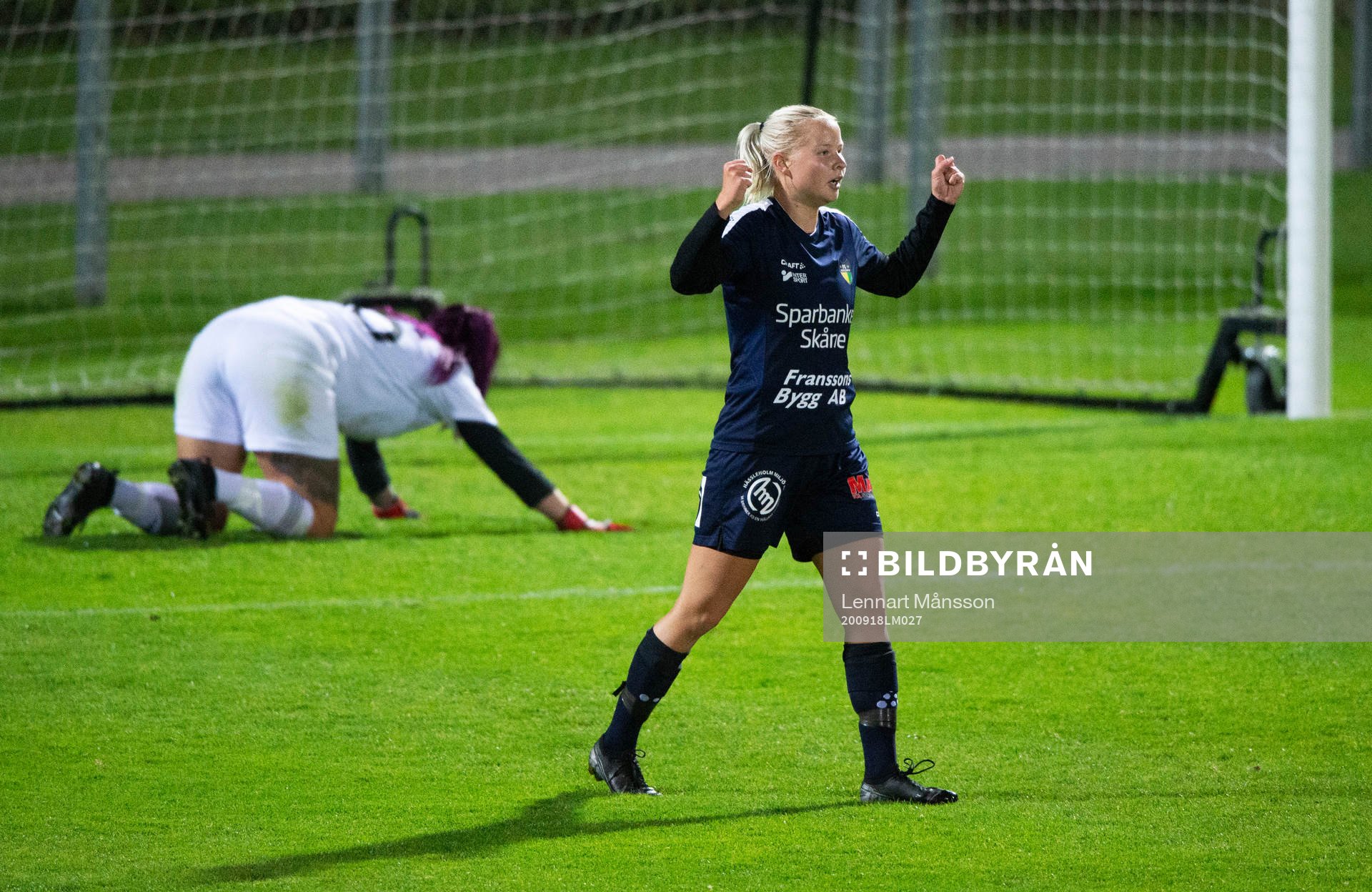 i dammatchen mellan FC Hessleholm och Näsum i Hässleholm