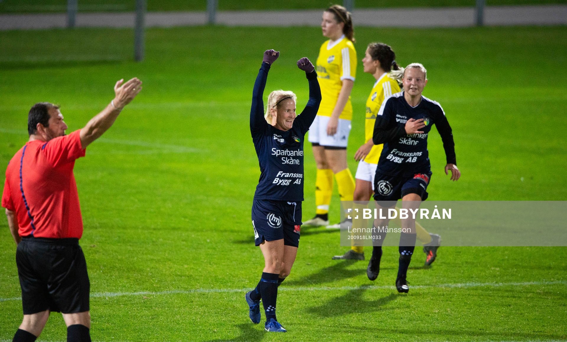i dammatchen mellan FC Hessleholm och Näsum i Hässleholm