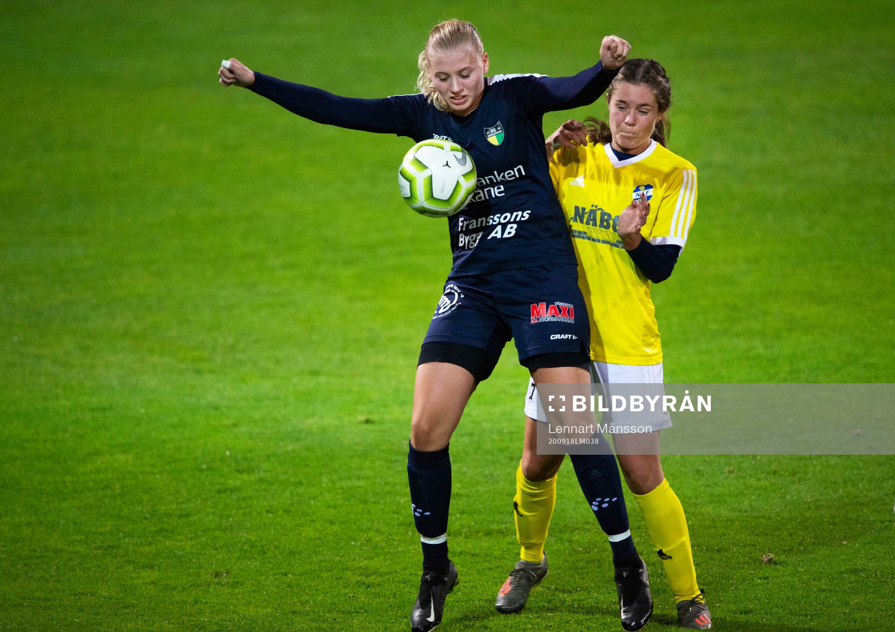  i dammatchen mellan FC Hessleholm och Näsum i Hässleholm den 18 september 2020. 