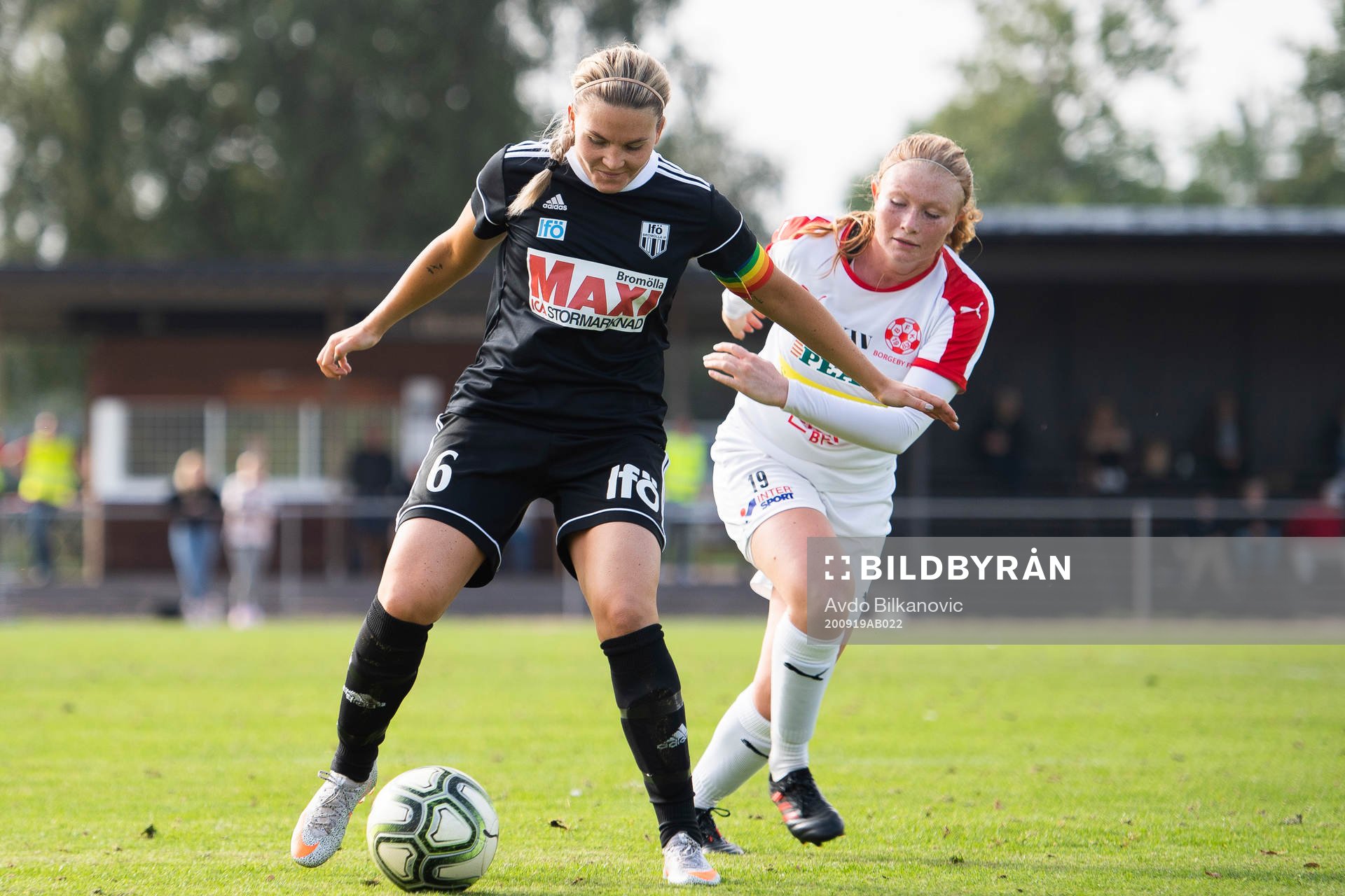Brömöllas Tilda Agardius och Borgebys Mathilda Sjöström