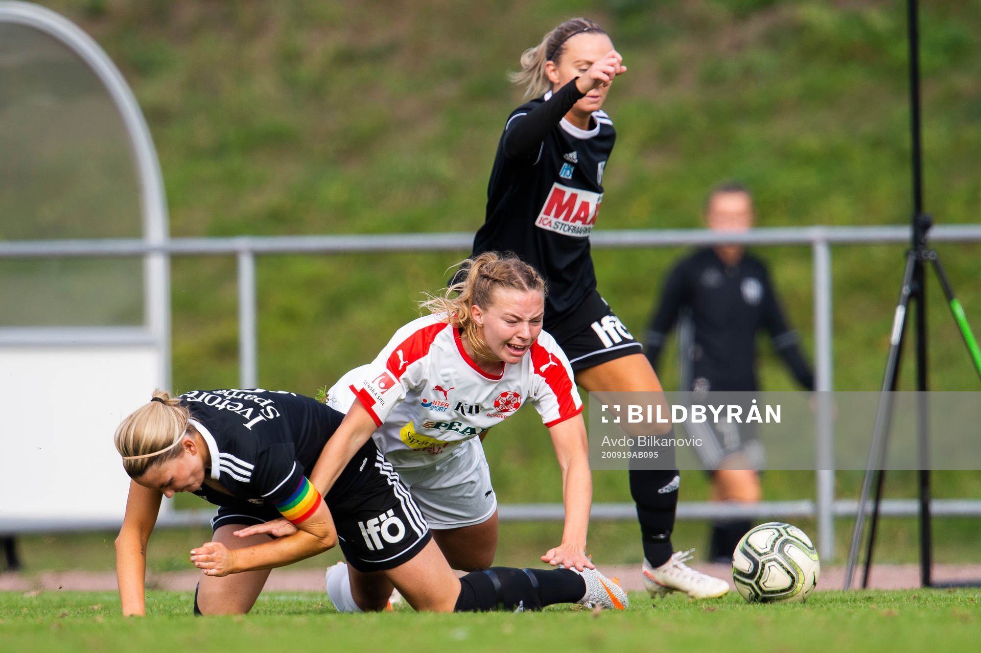 Borgebys Amanda Olsson och Brömöllas Tilda Agardius