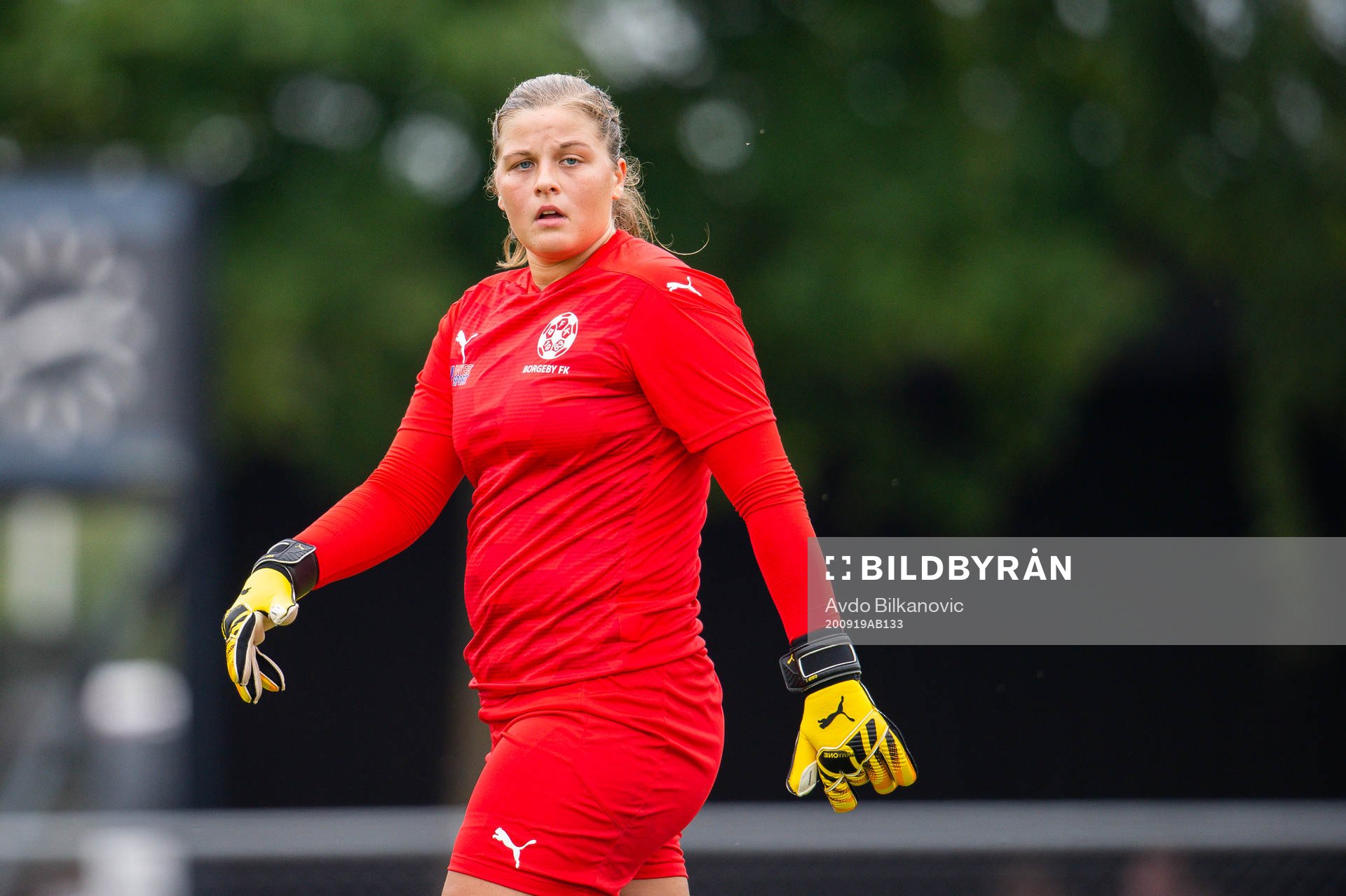 Borgebys målvakt Vera Ejlertsson
