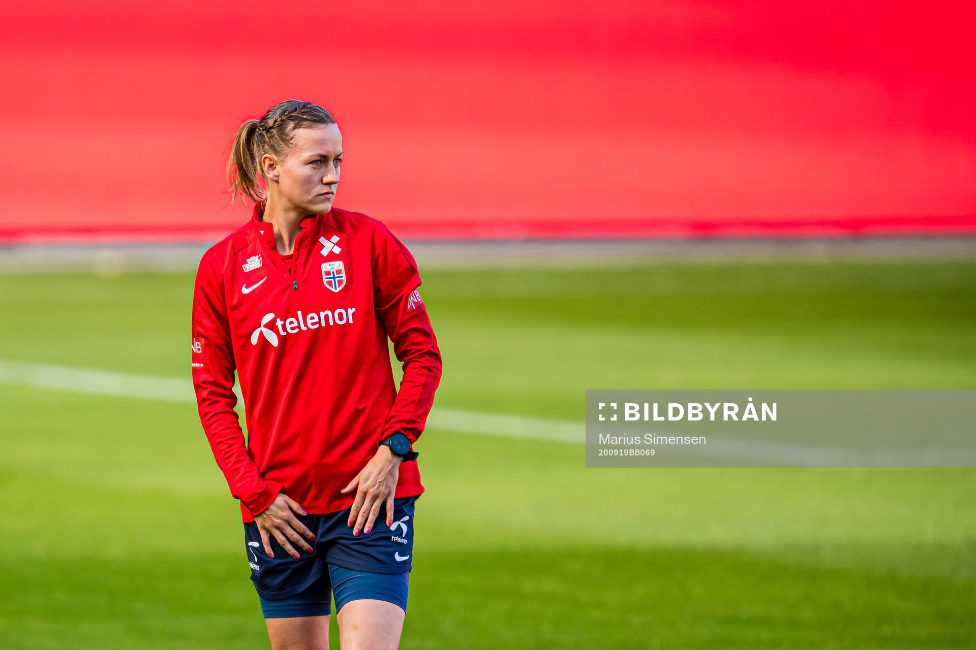 Kristine Minde of the Norwegian women’s national football