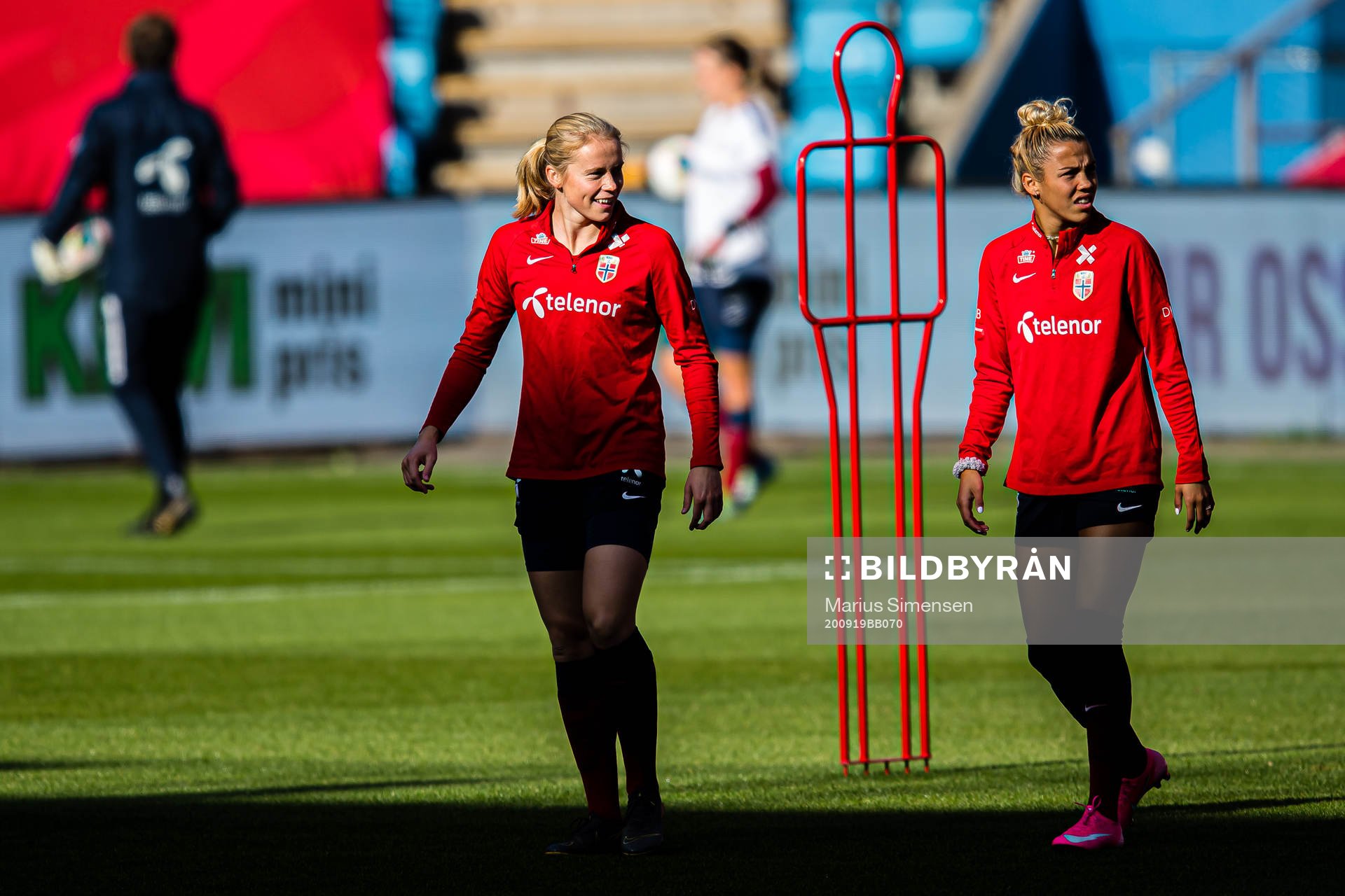 Julie Blakstad and Celin Bizet Ildhusøy of the Norwegian