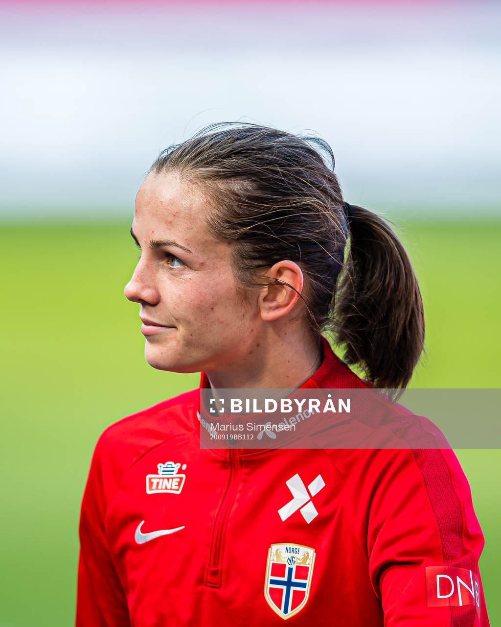 Tuva Hansen of the Norwegian women’s national football