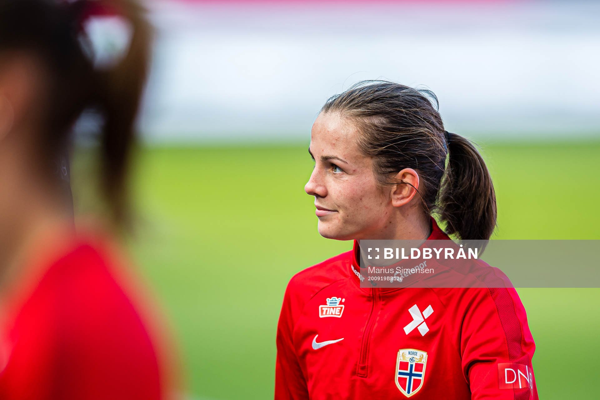Tuva Hansen of the Norwegian women’s national football