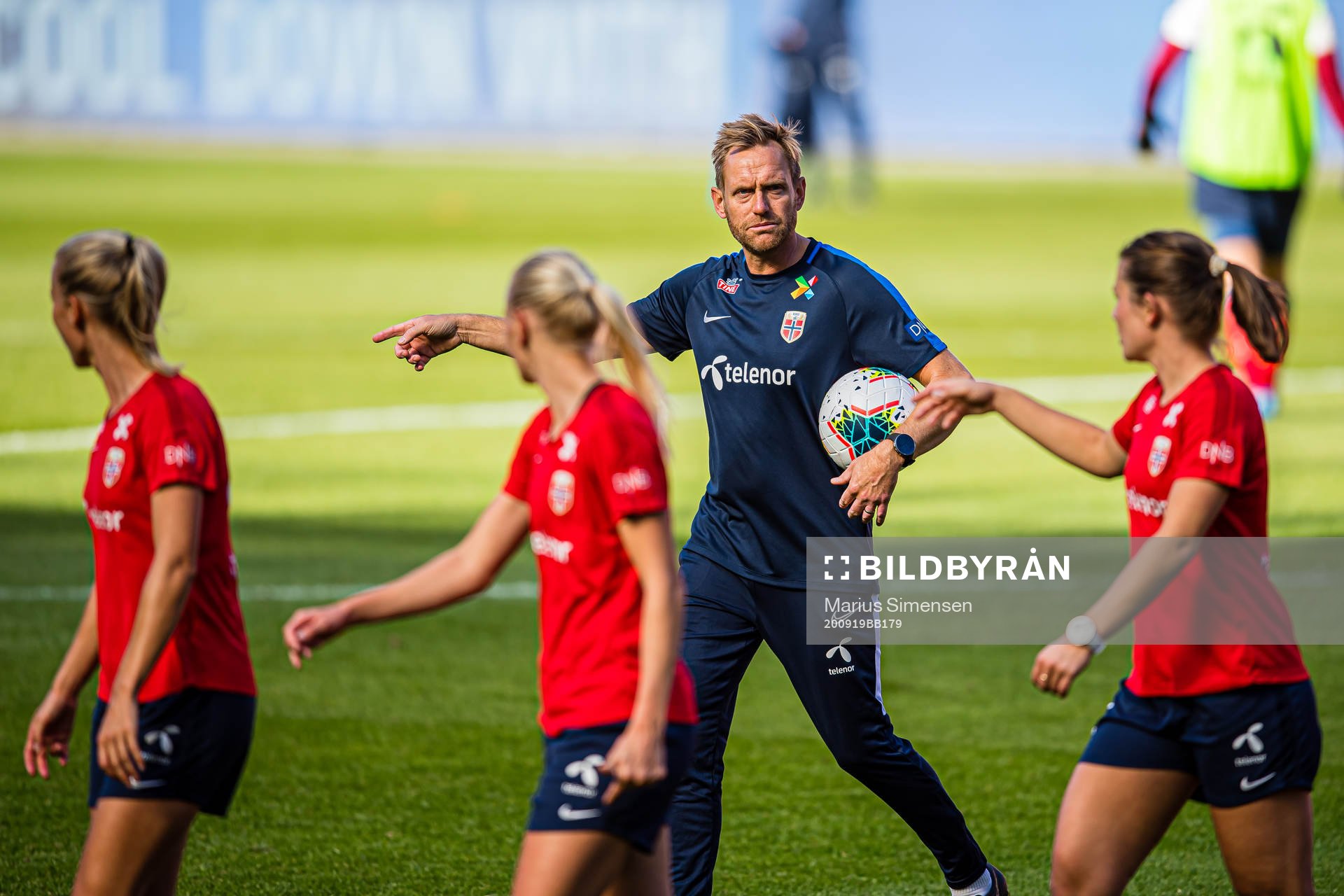 Martin Sjögren, head coach of the Norwegian women’s