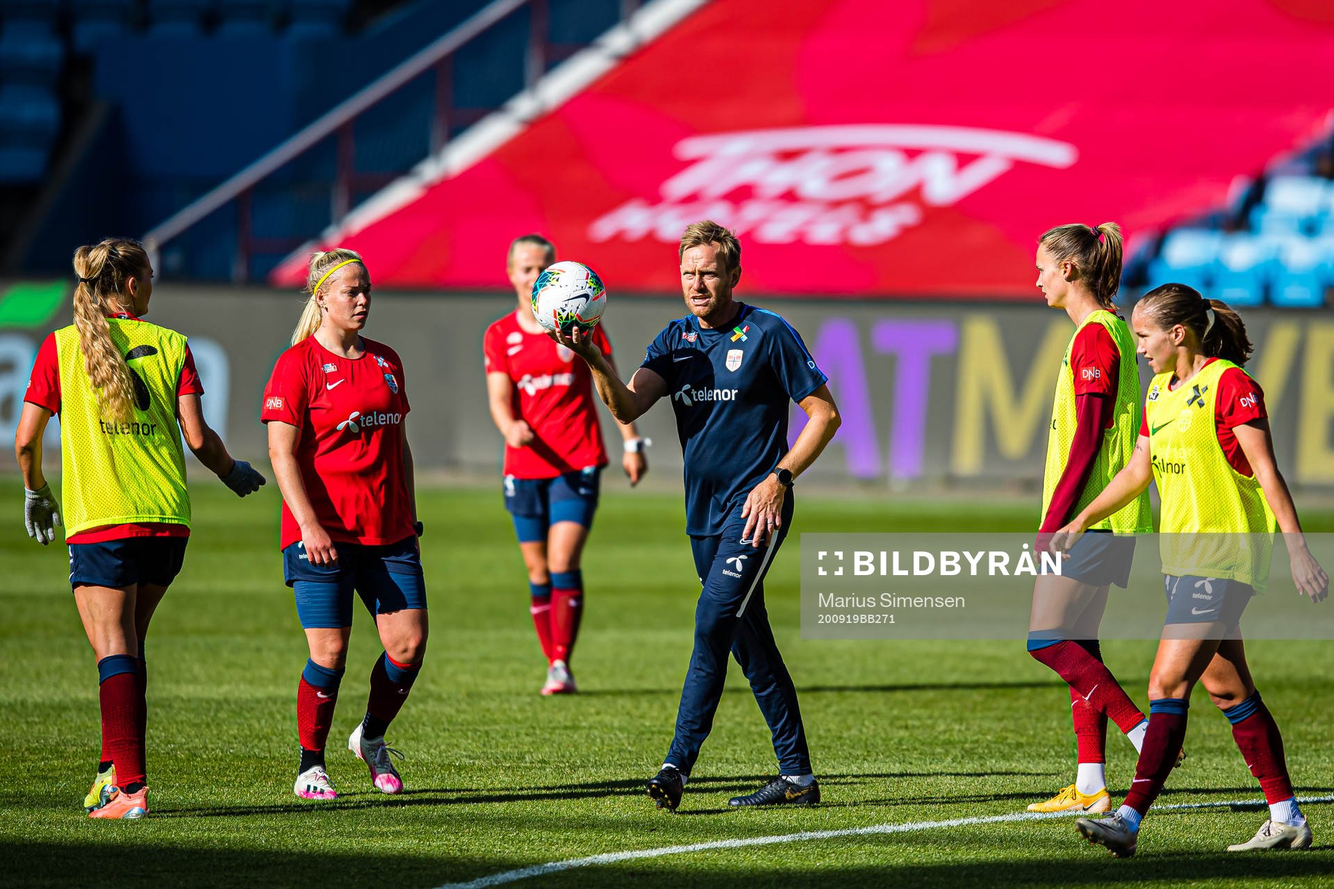 Martin Sjögren, head coach of the Norwegian women’s