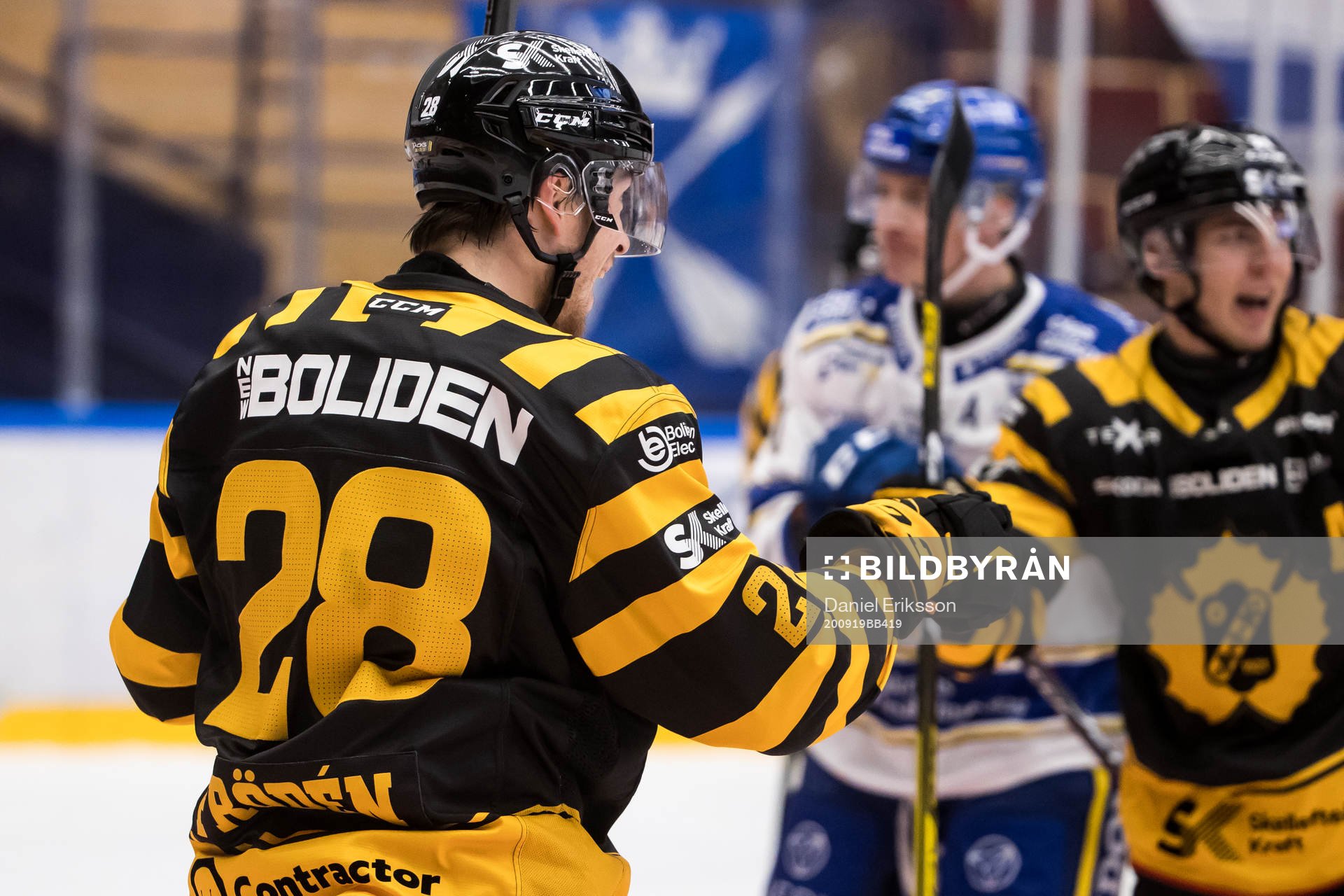 Skellefteås Jesper Frödén jubel