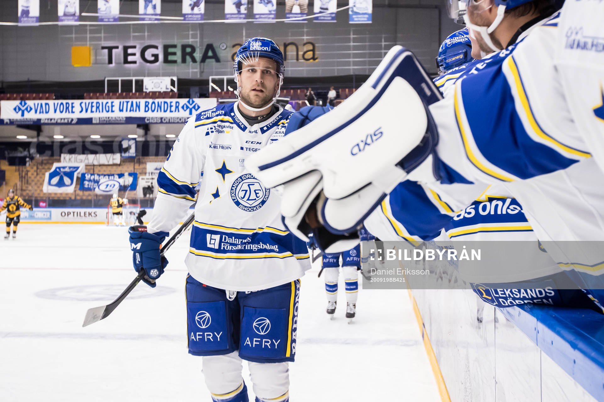 Leksands Daniel Gunnarsson jubel