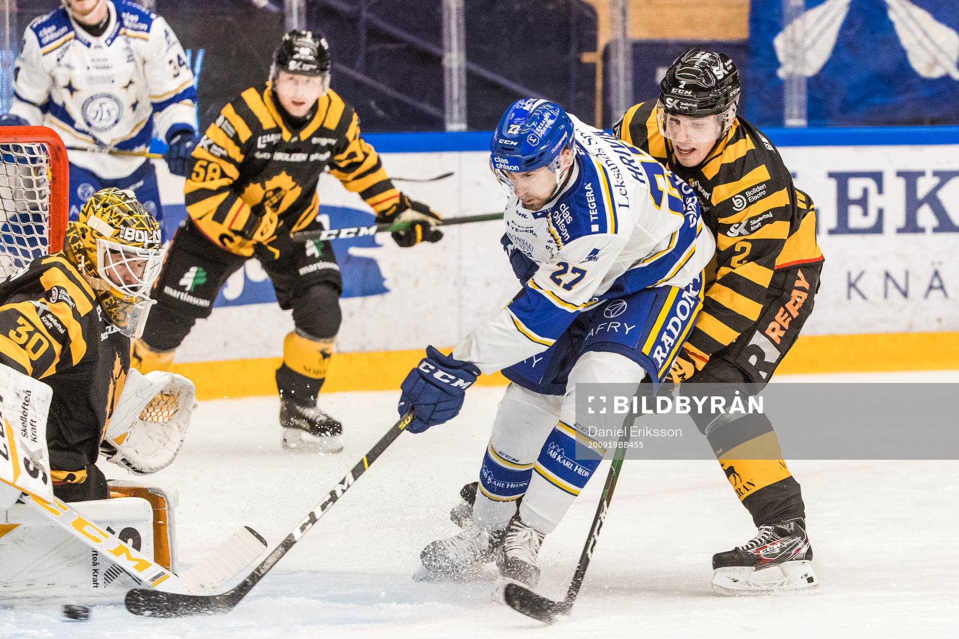 Leksands Marek Hrivík och Skellefteås Adam Wilsby