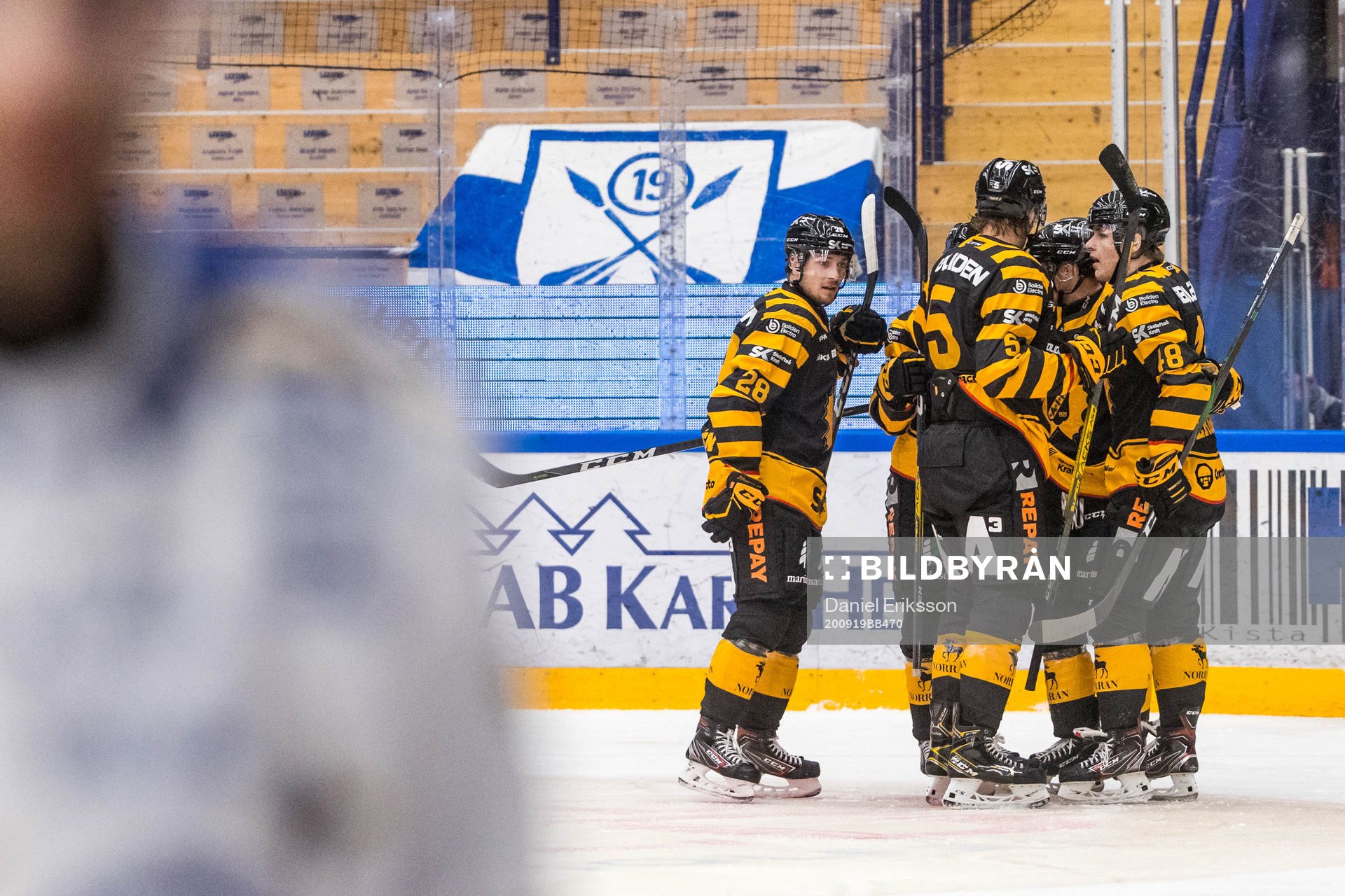 Skellefteås spelare jublar