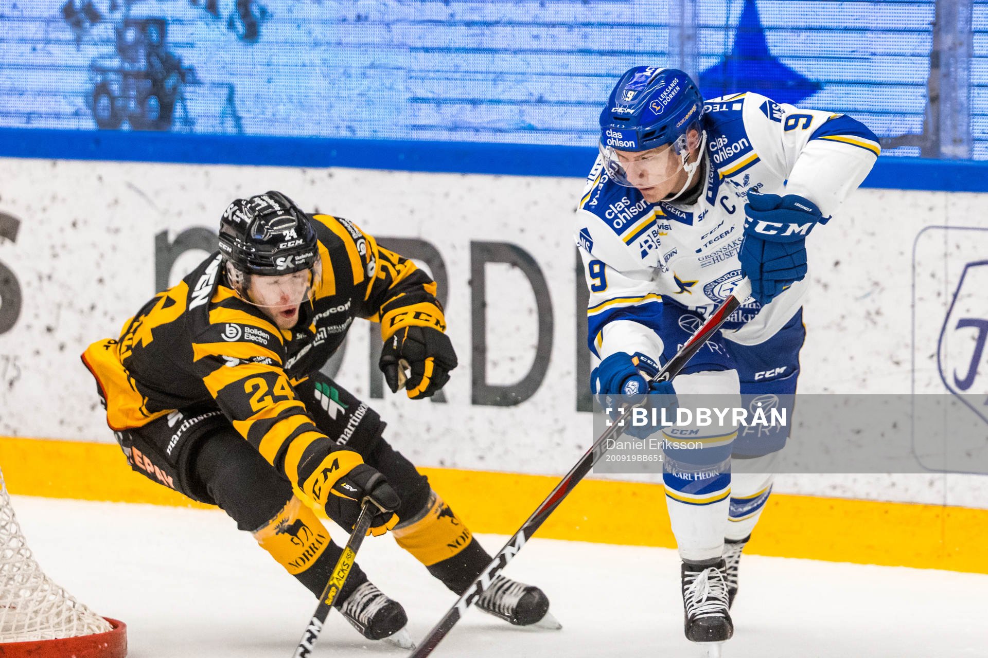 Skellefteås Andreas Wingerli och Leksands Patrik Zackrisson