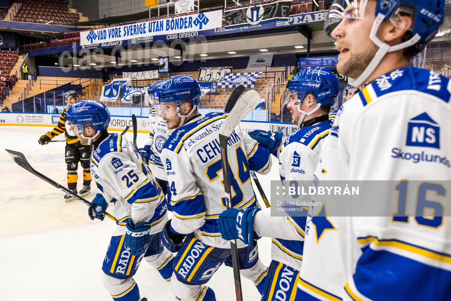 Leksands Carter Camper, Peter Cehlarik, Matt Caito och
