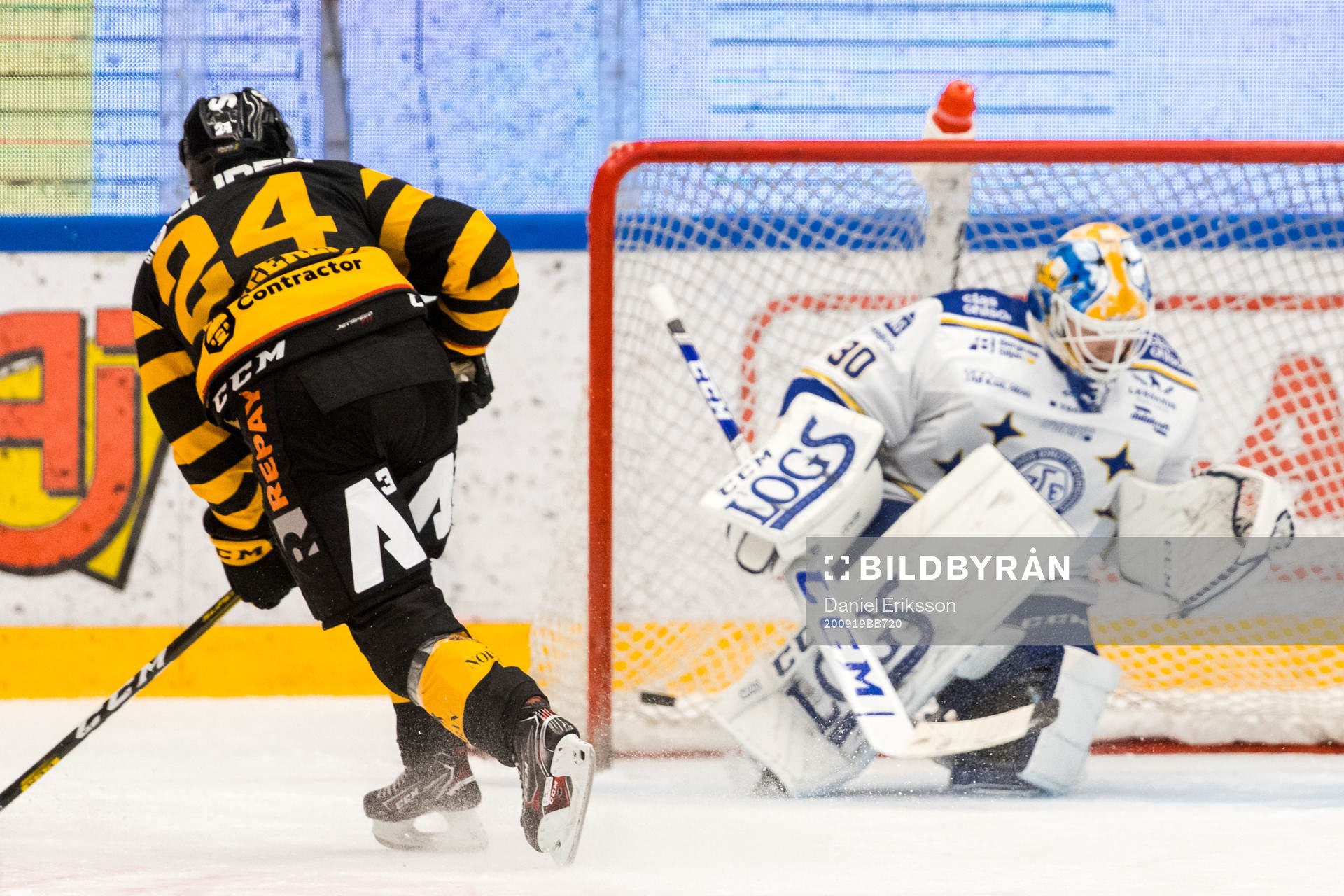 Skellefteås Andreas Wingerli gör 4-5 bakom Leksands