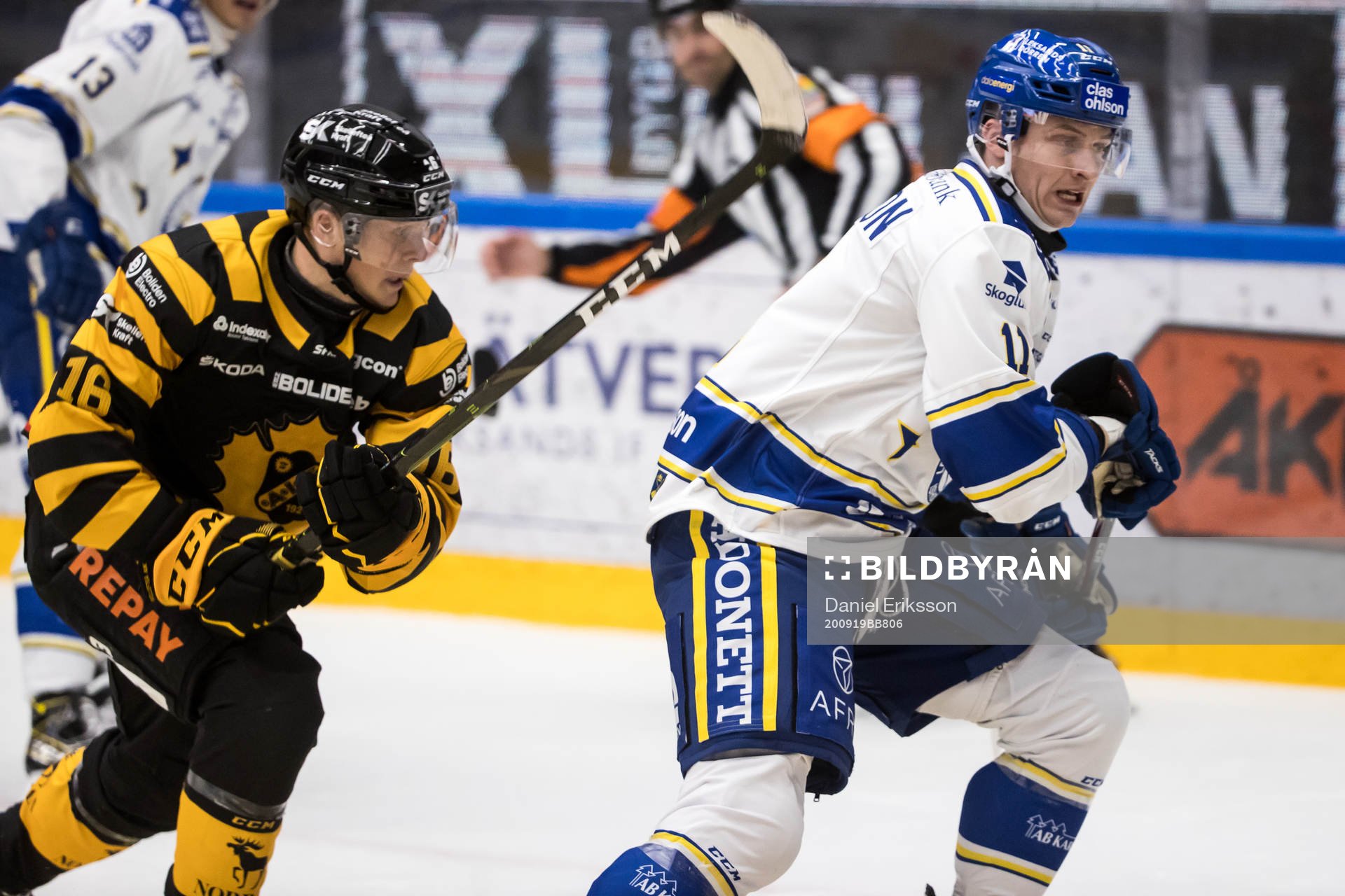 Skellefteås Linus Lindström och Leksands Martin Karlsson