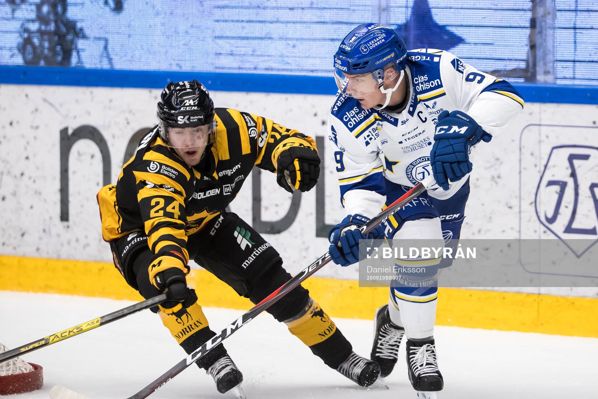 Skellefteås Andreas Wingerli och Leksands Patrik Zackrisson