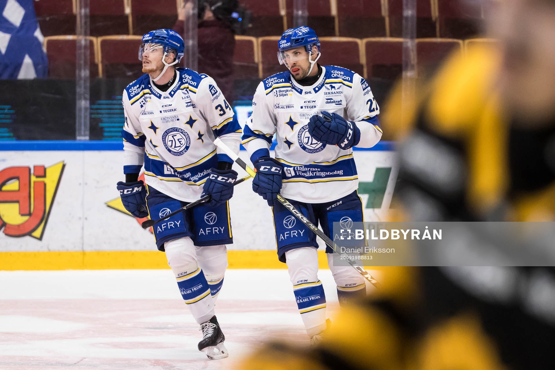 Leksands Peter Cehlarik och Marek Hrivík