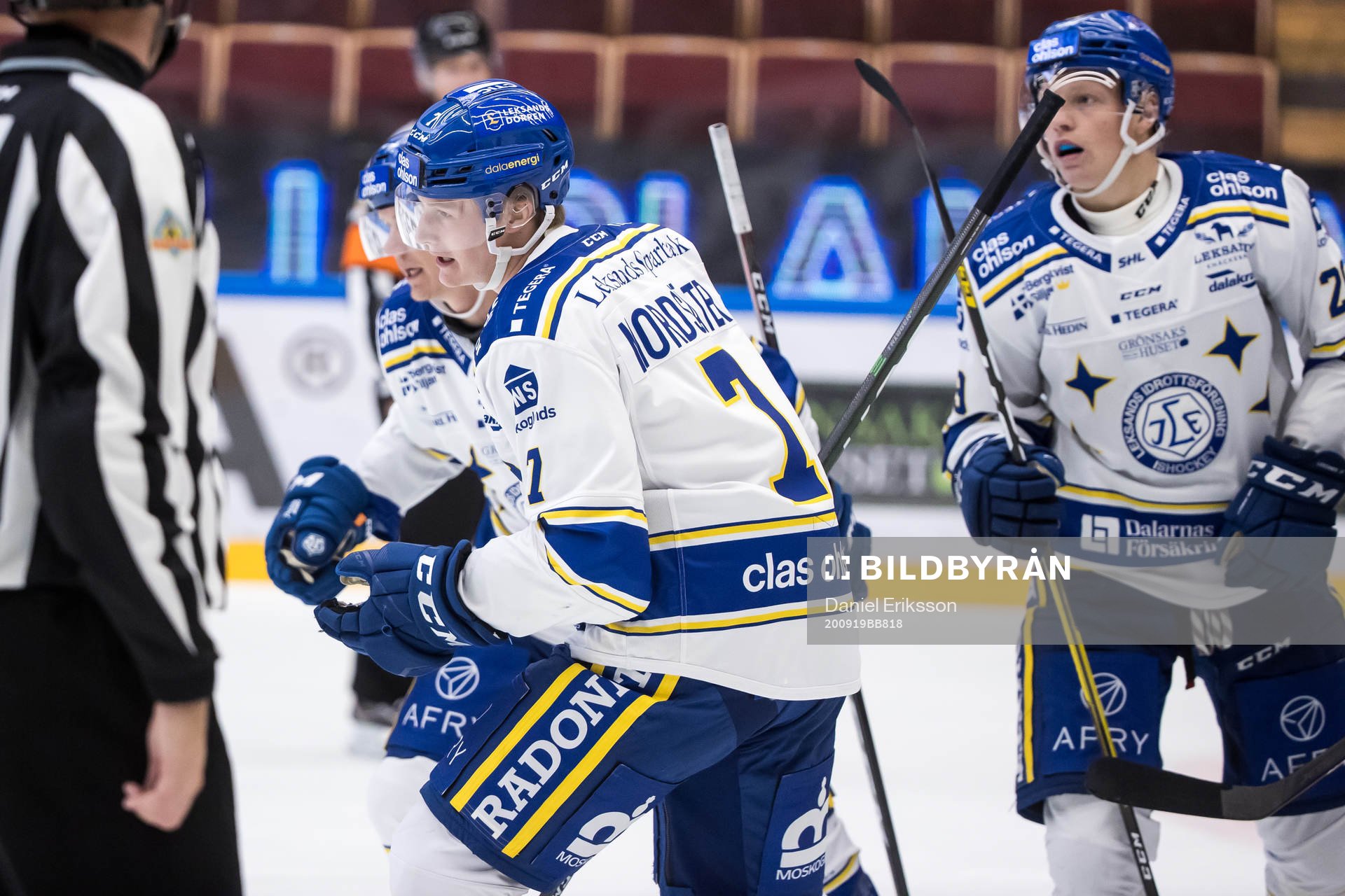 Leksands Lucas Nordsäter jubel