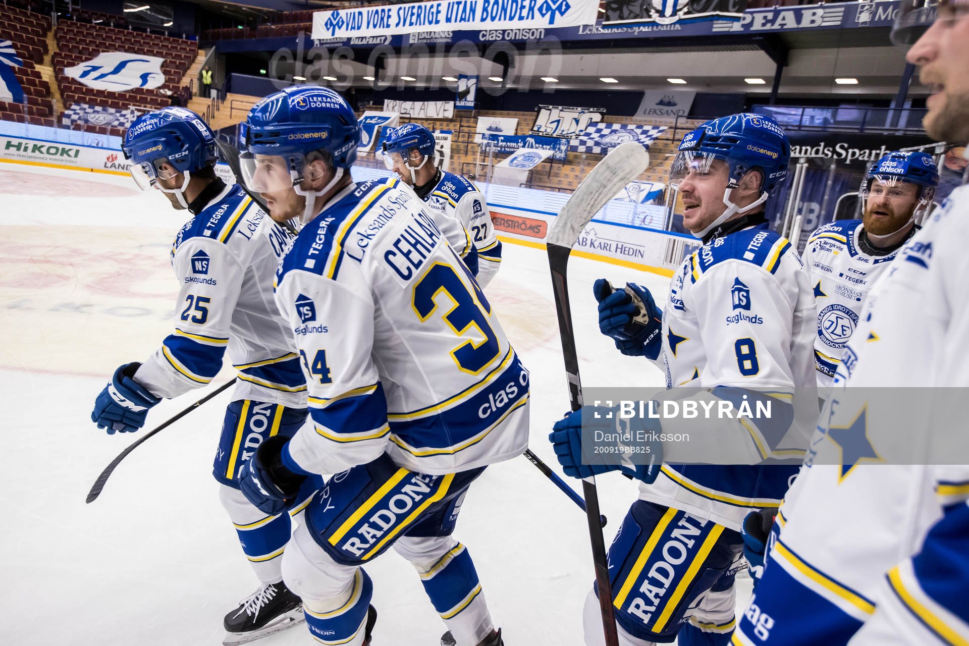 Leksands Peter Cehlarik jublar