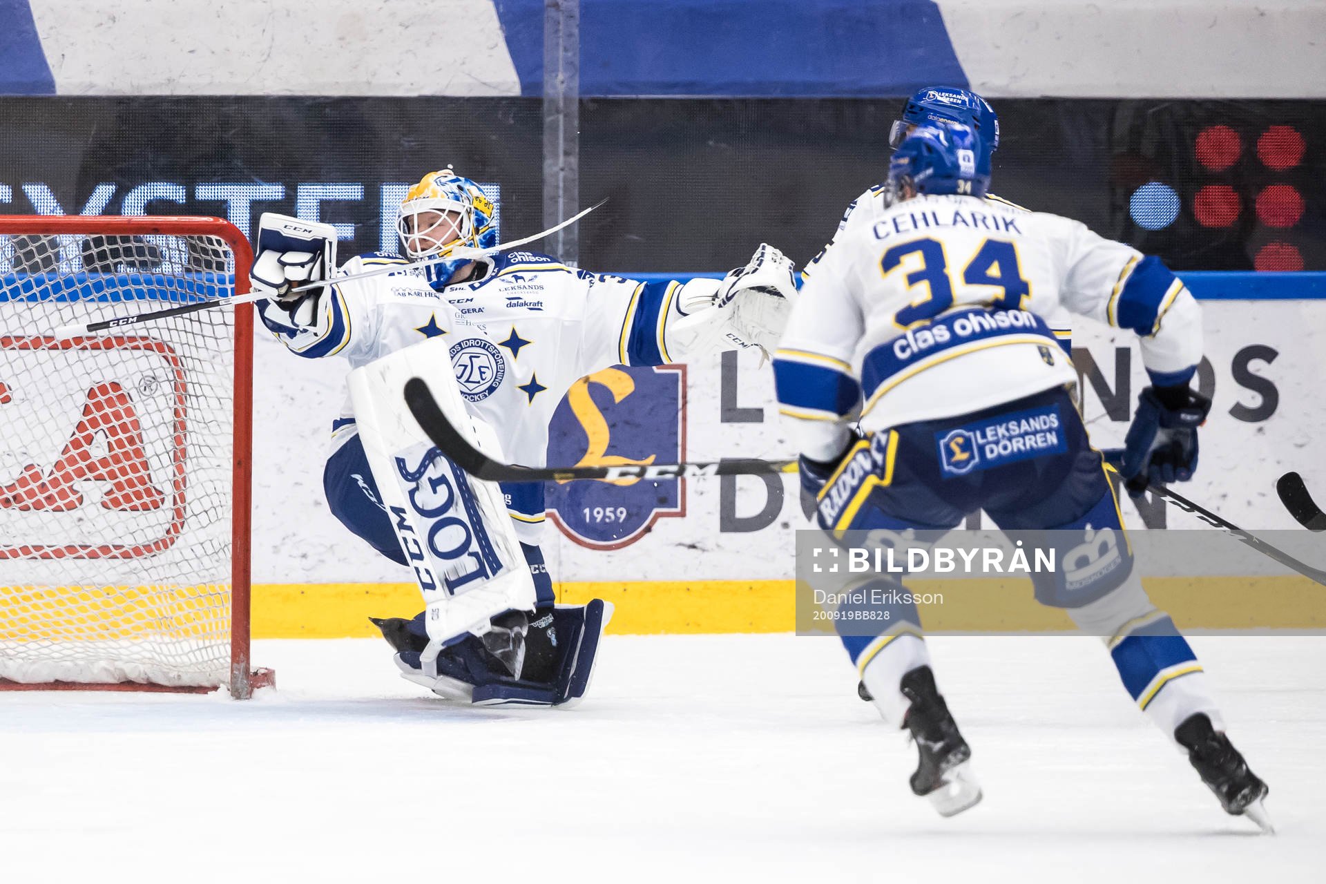Leksands målvakt Janne Juvonen