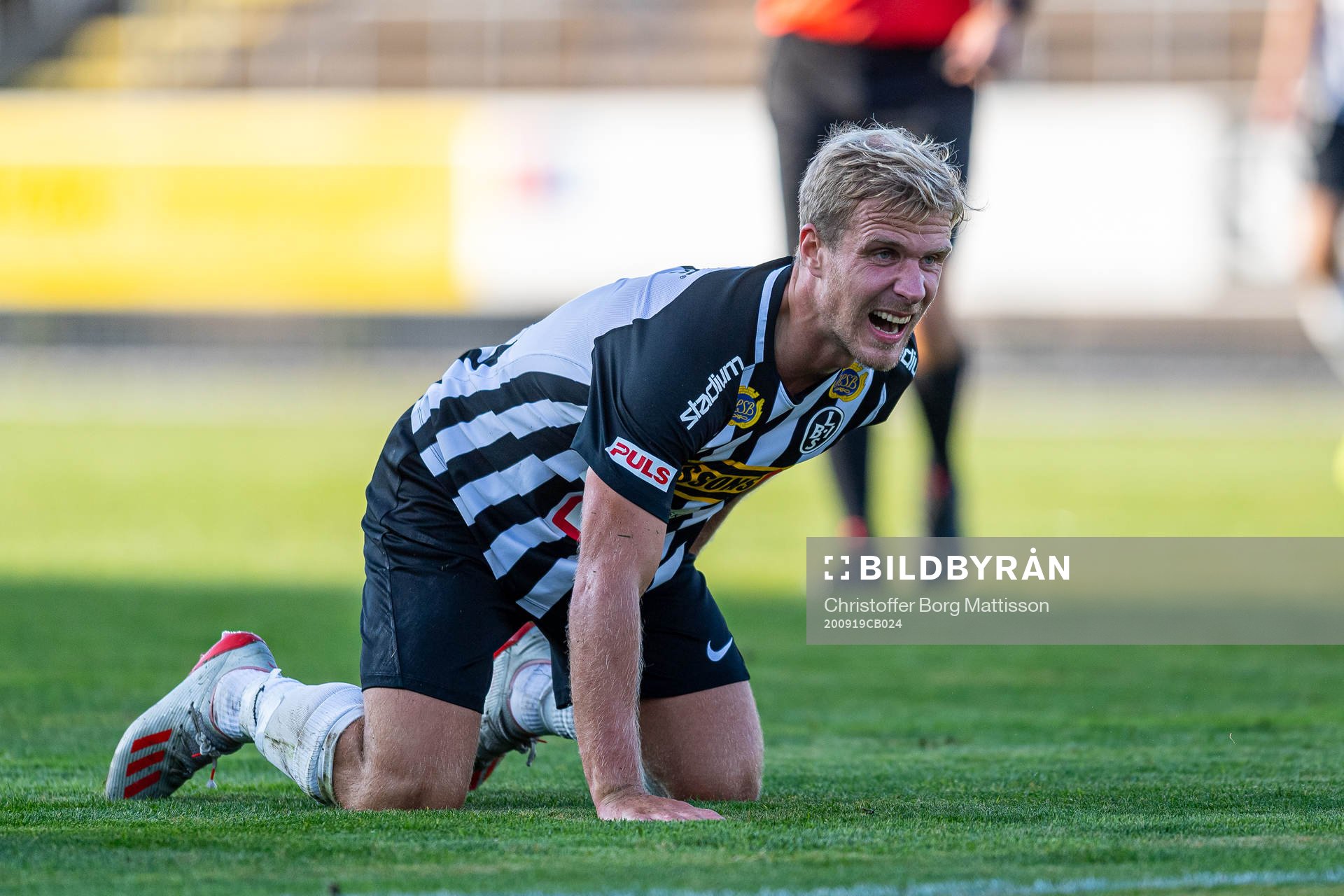 Landskronas Linus Olsson har ont