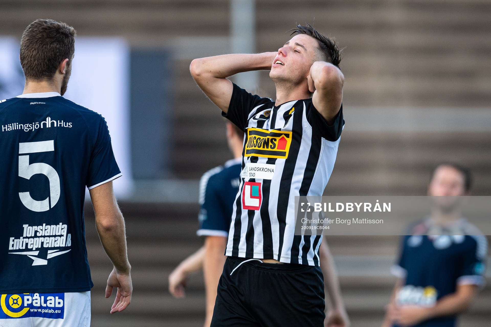 Landskronas Filip Olsson deppar