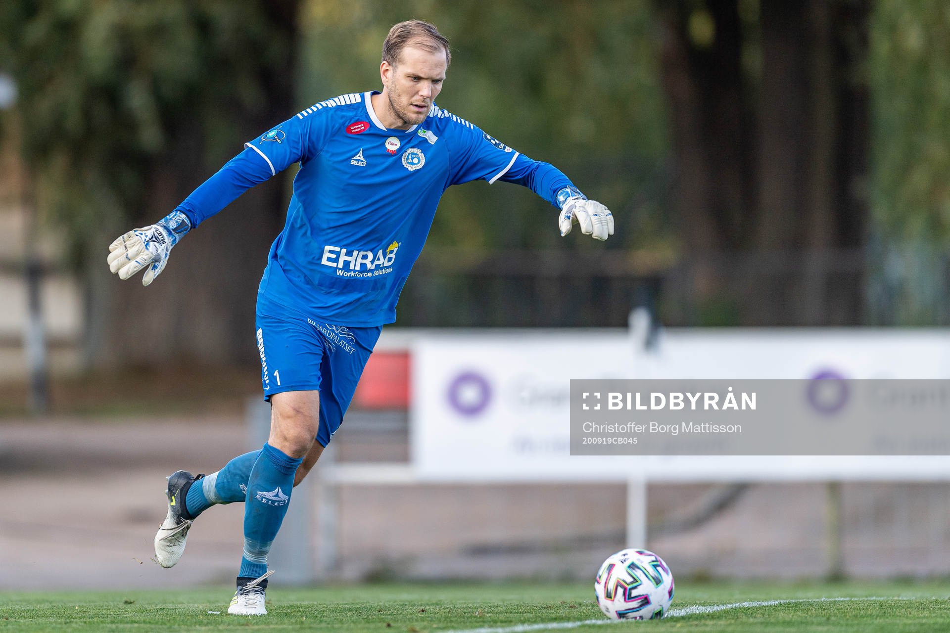 Utsiktens målvakt Axel Wibrån