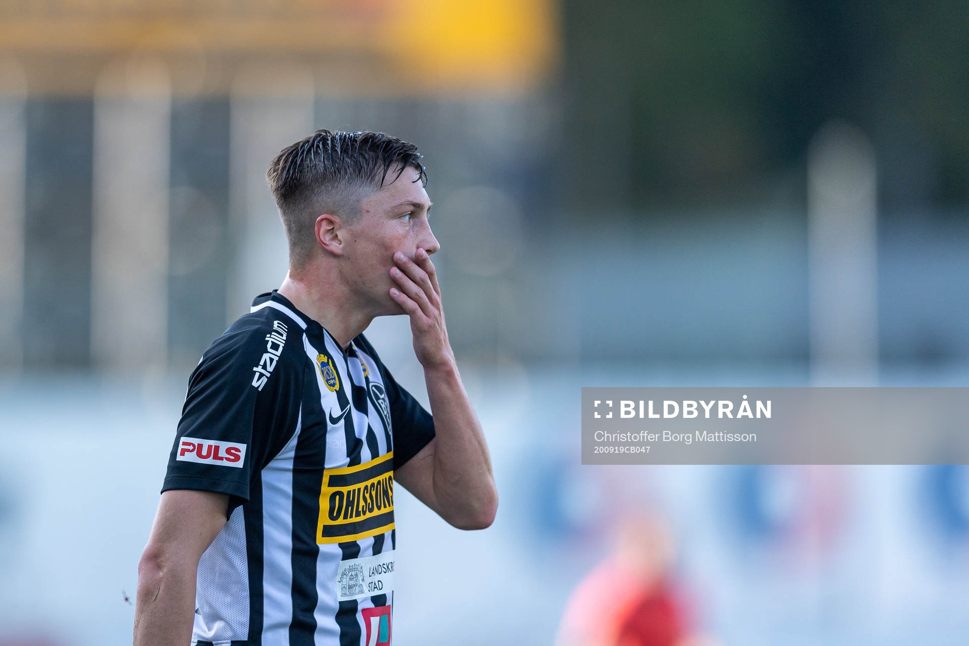 Landskronas Kevin Jensen deppar