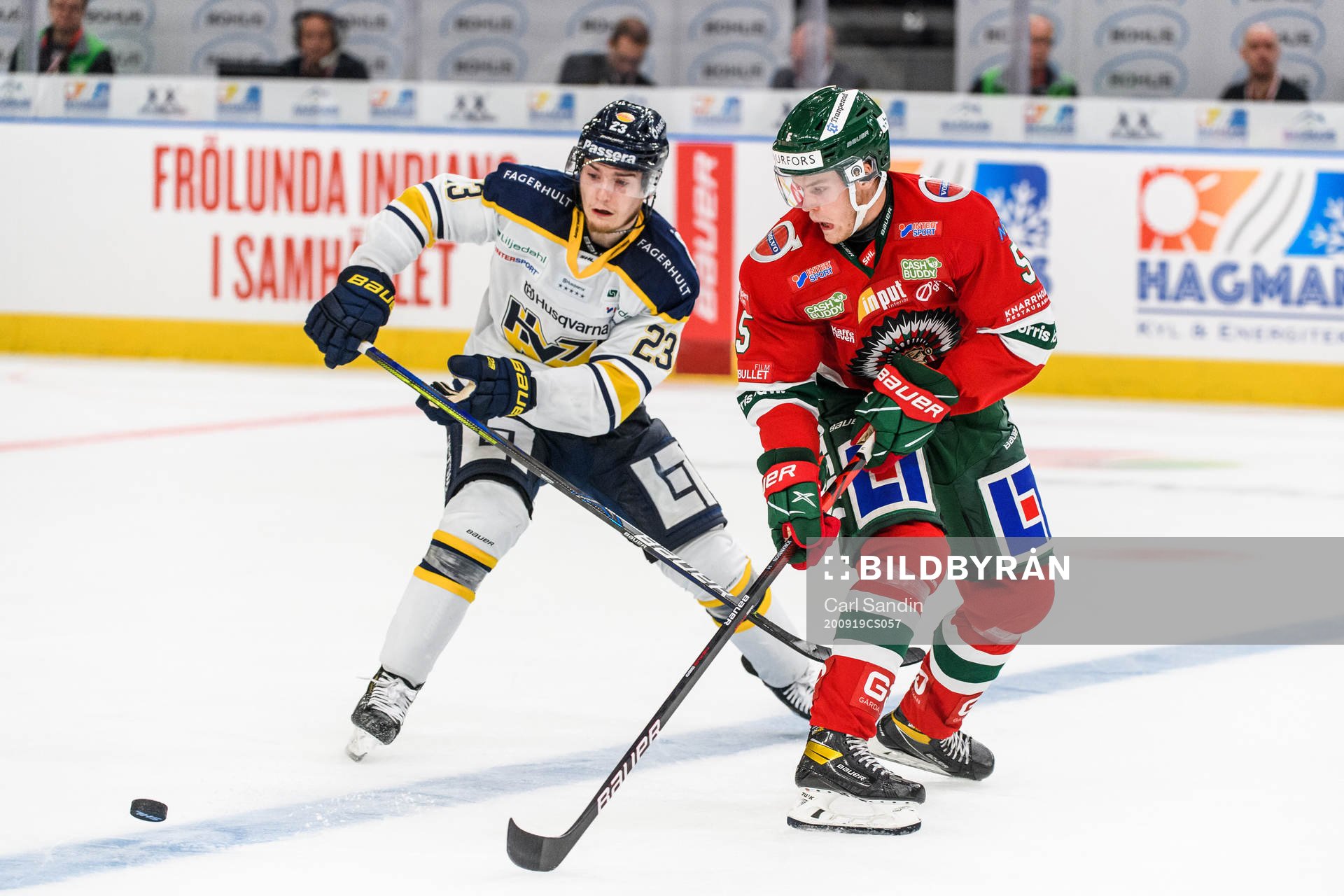 s Lias Andersson och Frölundas Filip Johansson