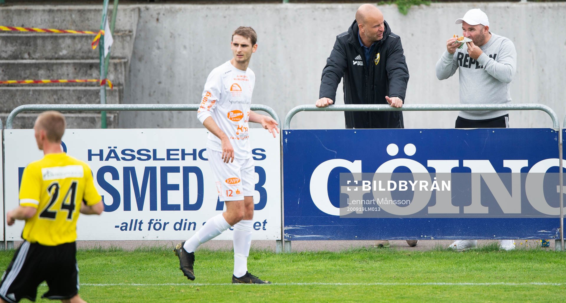 i matchen mellan IFK Hässleholm och Älmeboda/Linneryd i