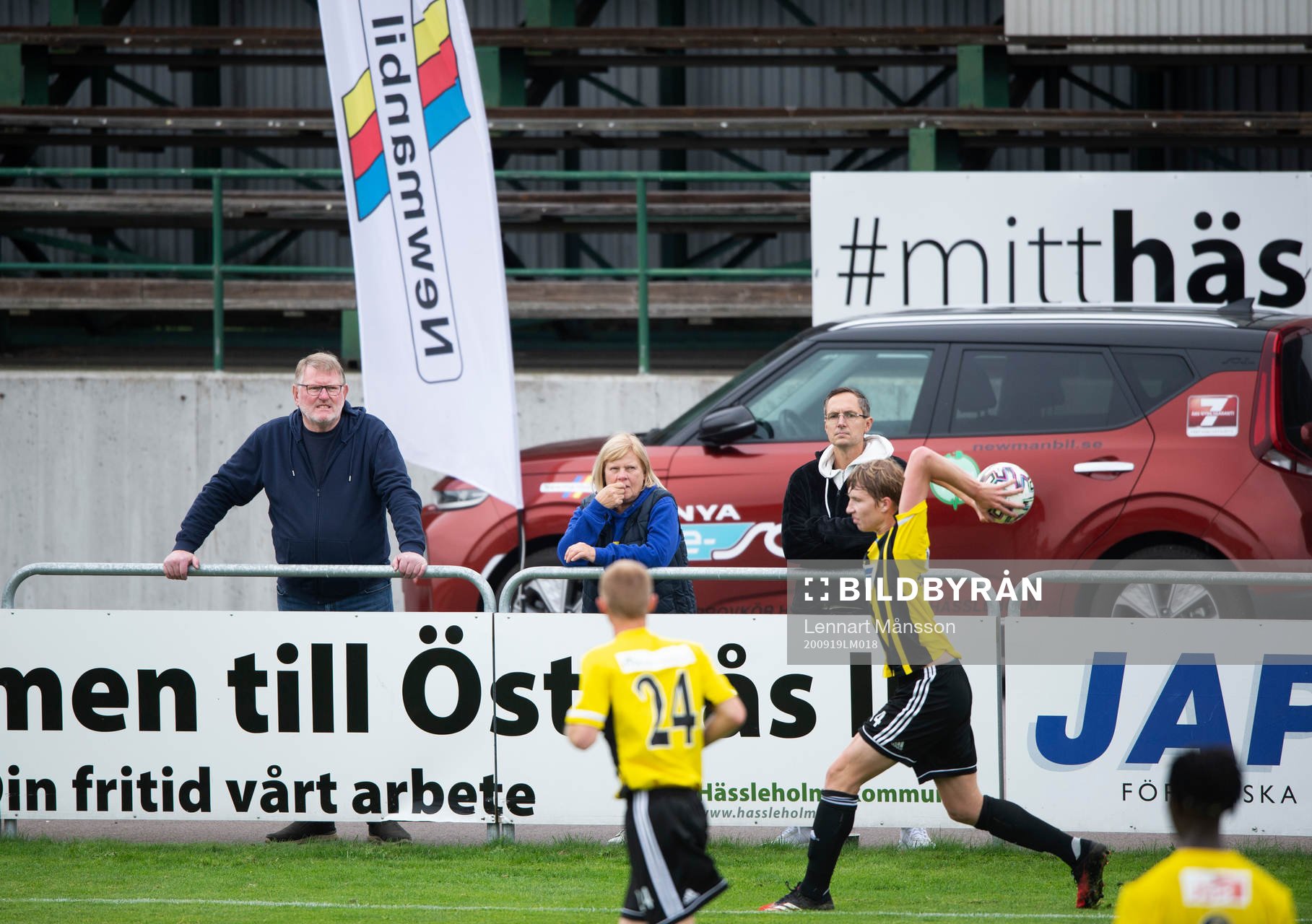 i matchen mellan IFK Hässleholm och Älmeboda/Linneryd i