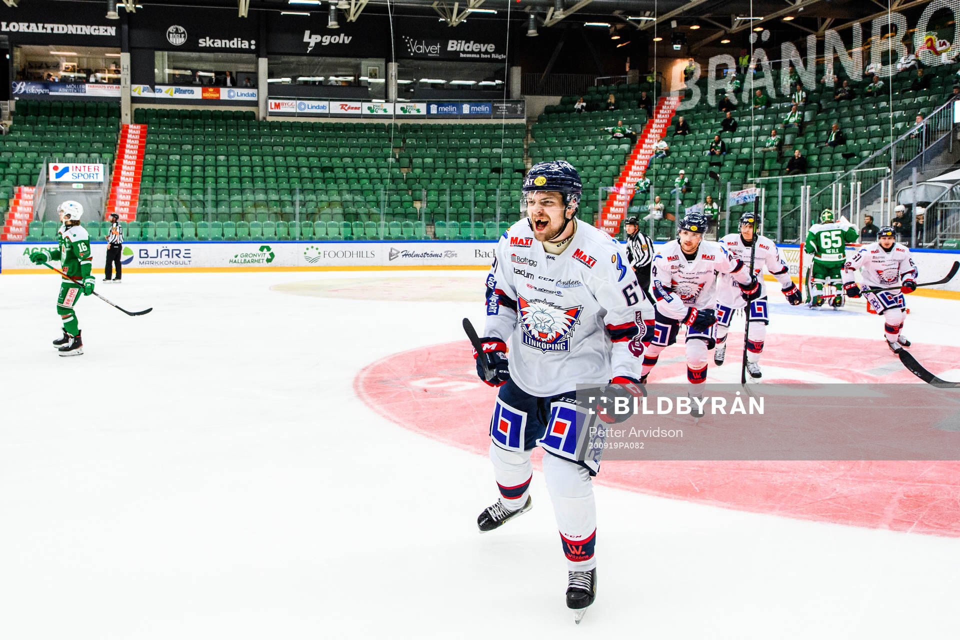 Linköpings Jarno Kärki jublar