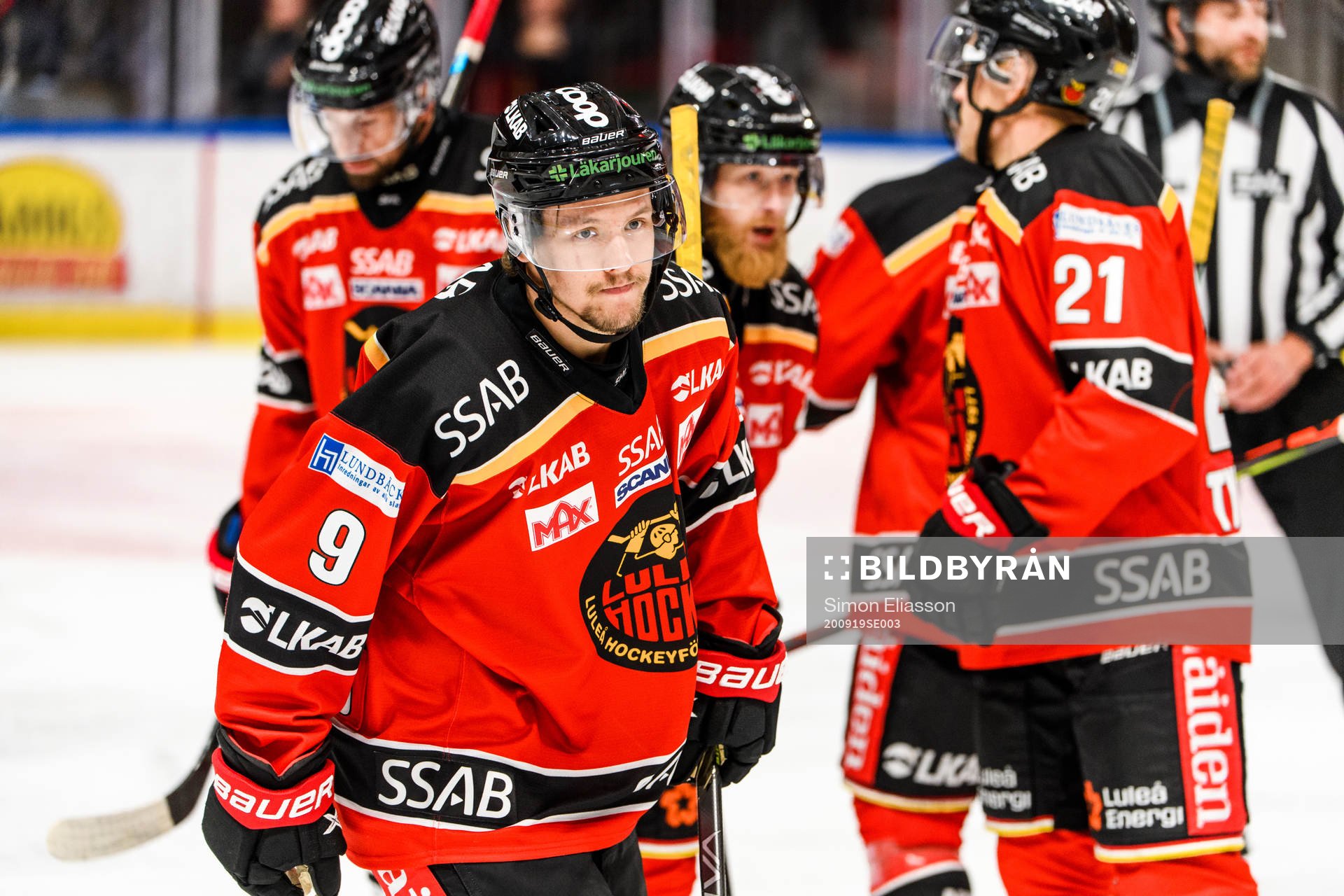 Luleås Victor Berglund jublar