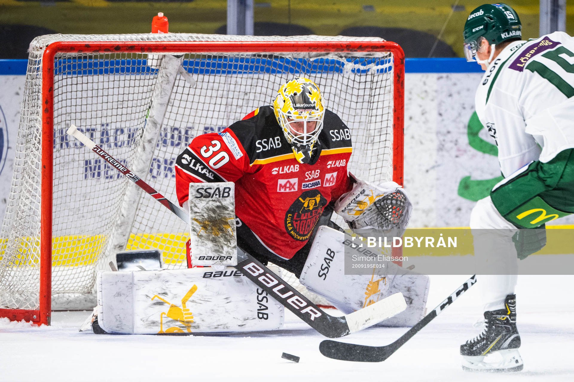 Luleås målvakt David Rautio