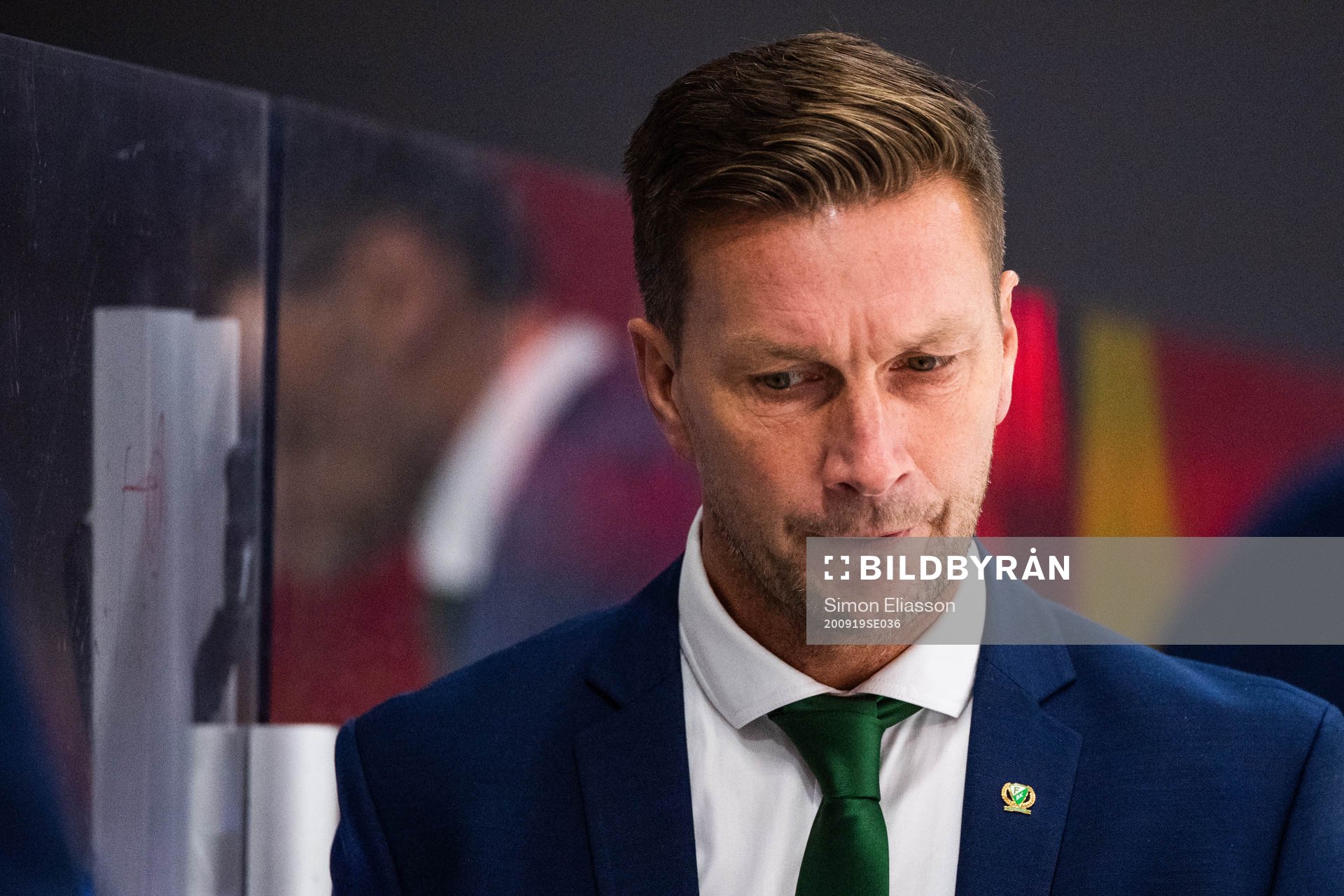 Färjestads huvudtränare Johan Pennerborn