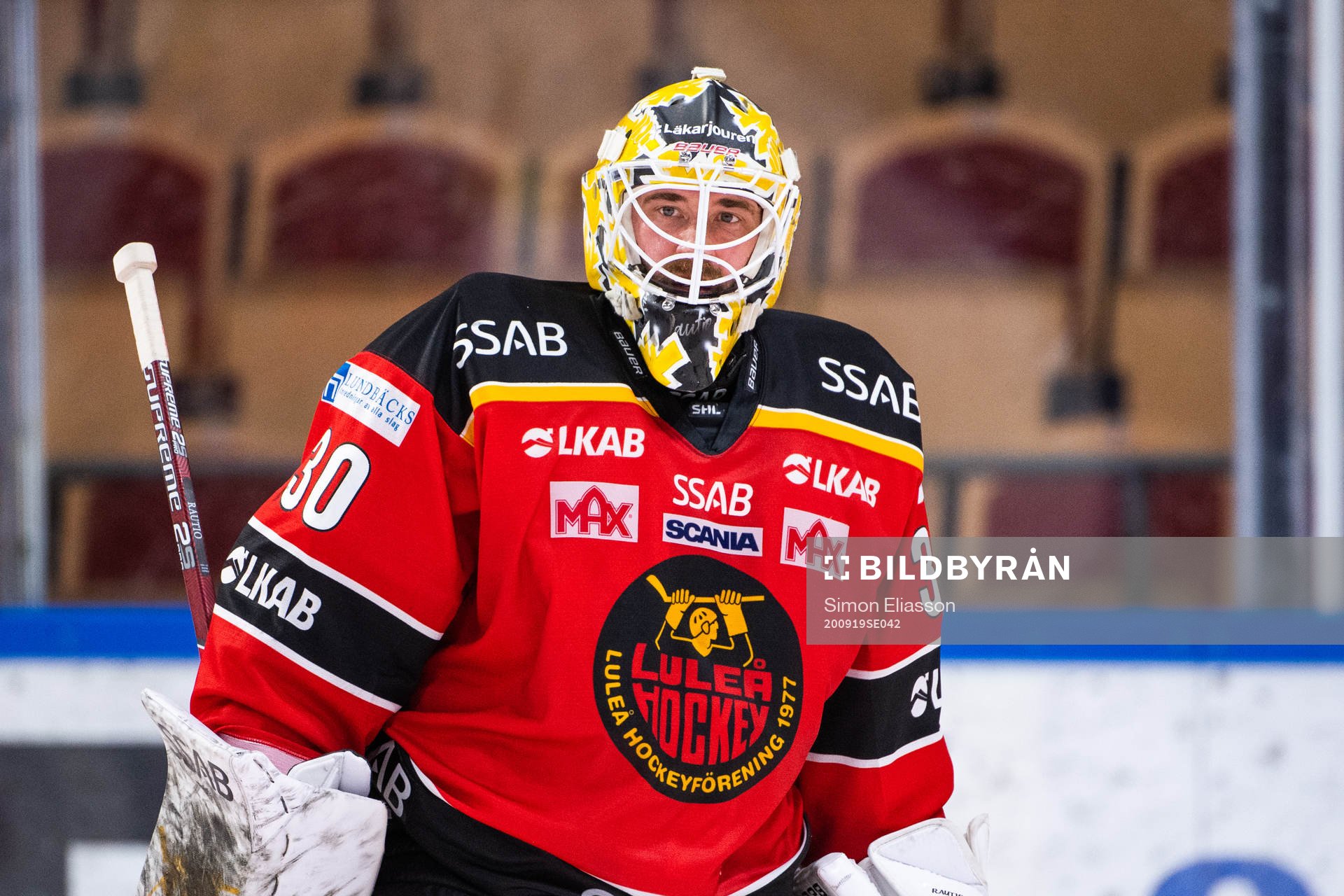 Luleås målvakt David Rautio