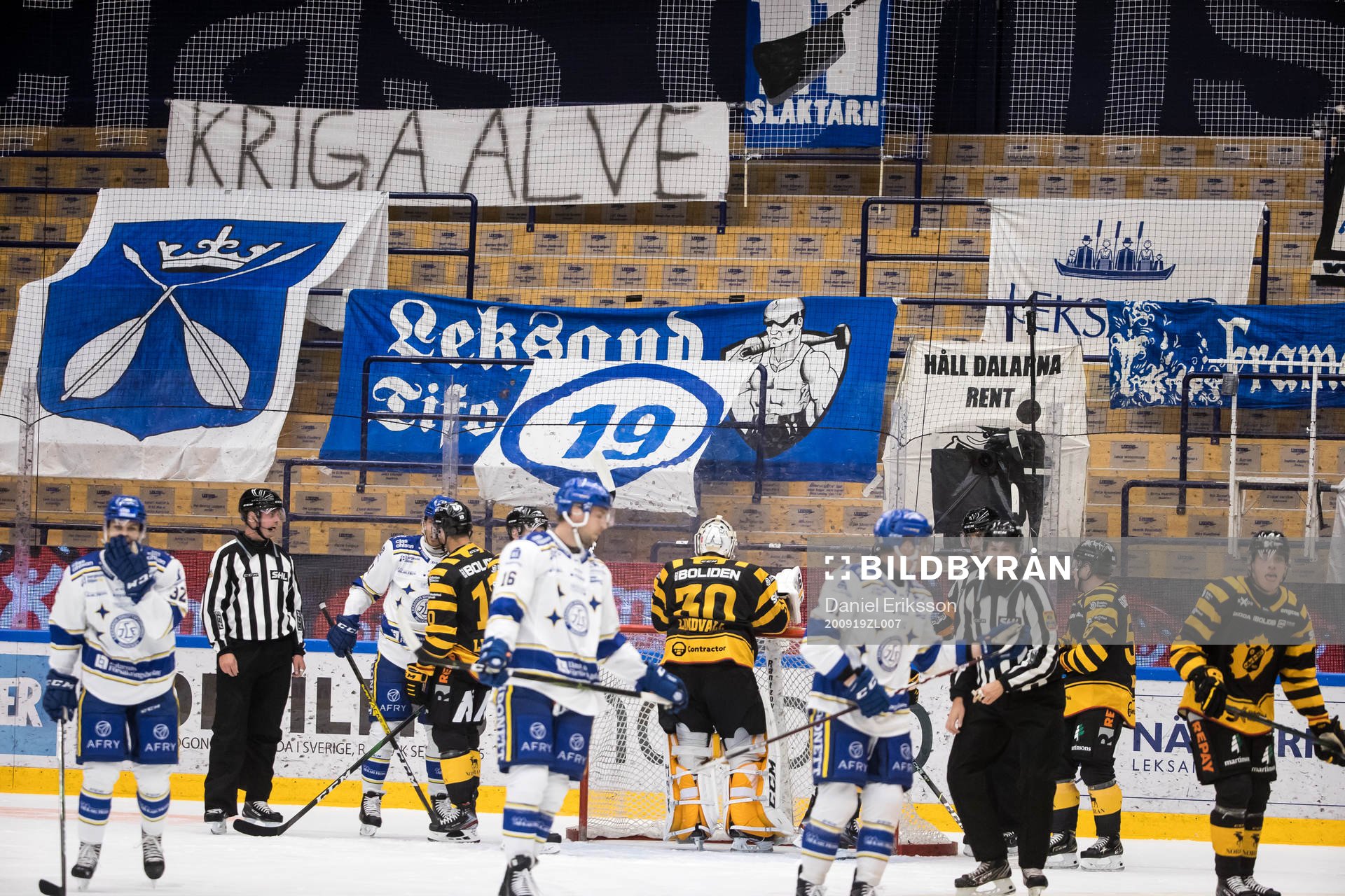 Läktare i Tegera Arena