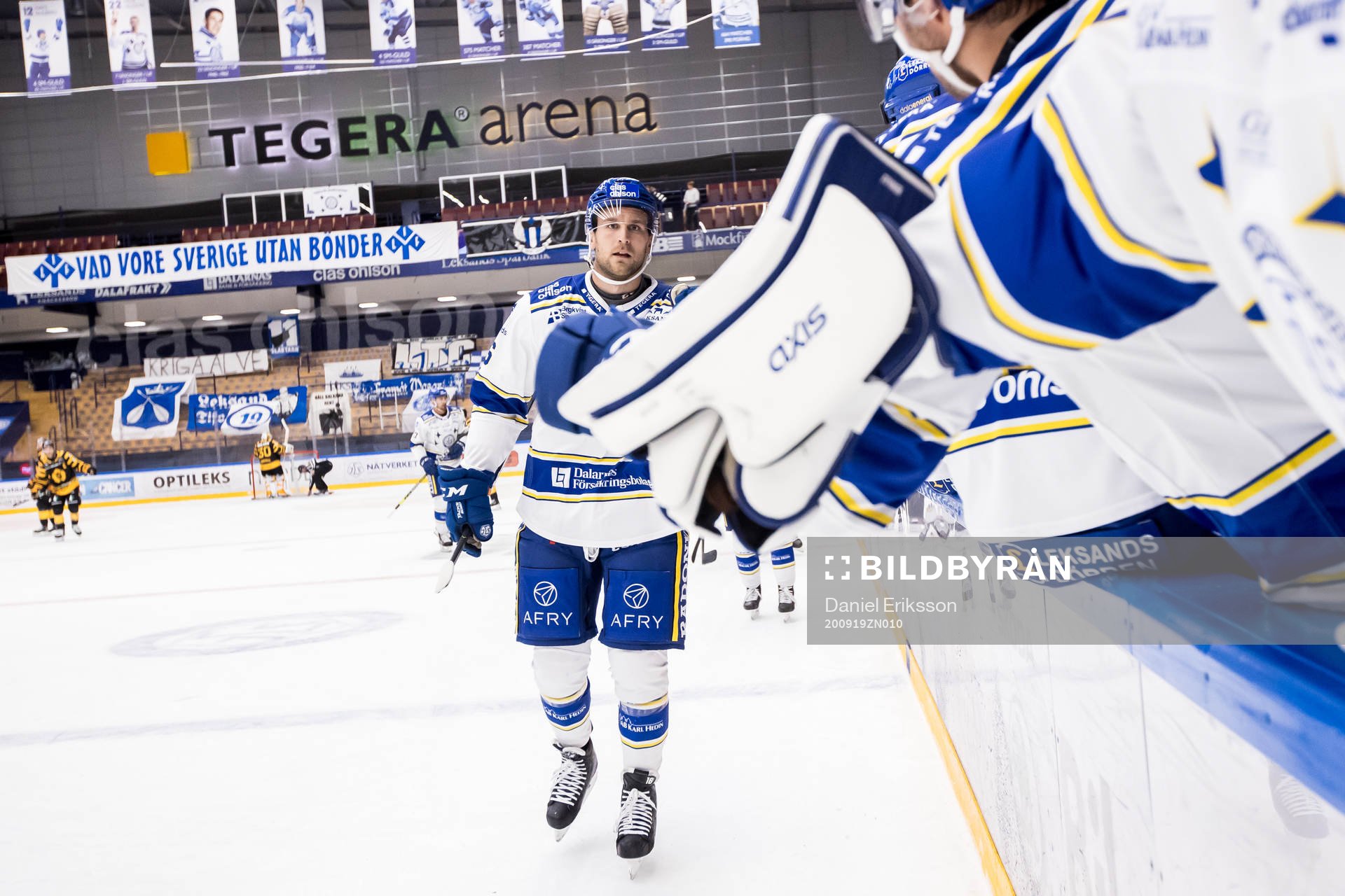 Leksands Daniel Gunnarsson jubel