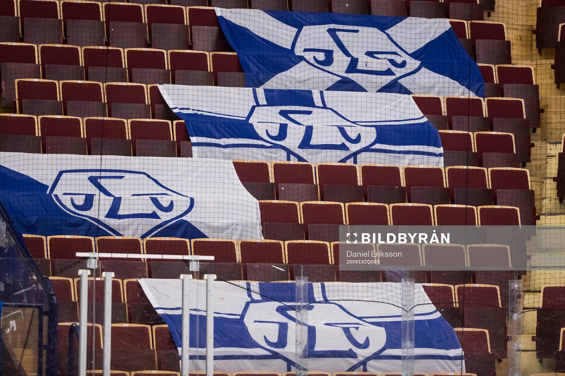 Läktare i Tegera Arena