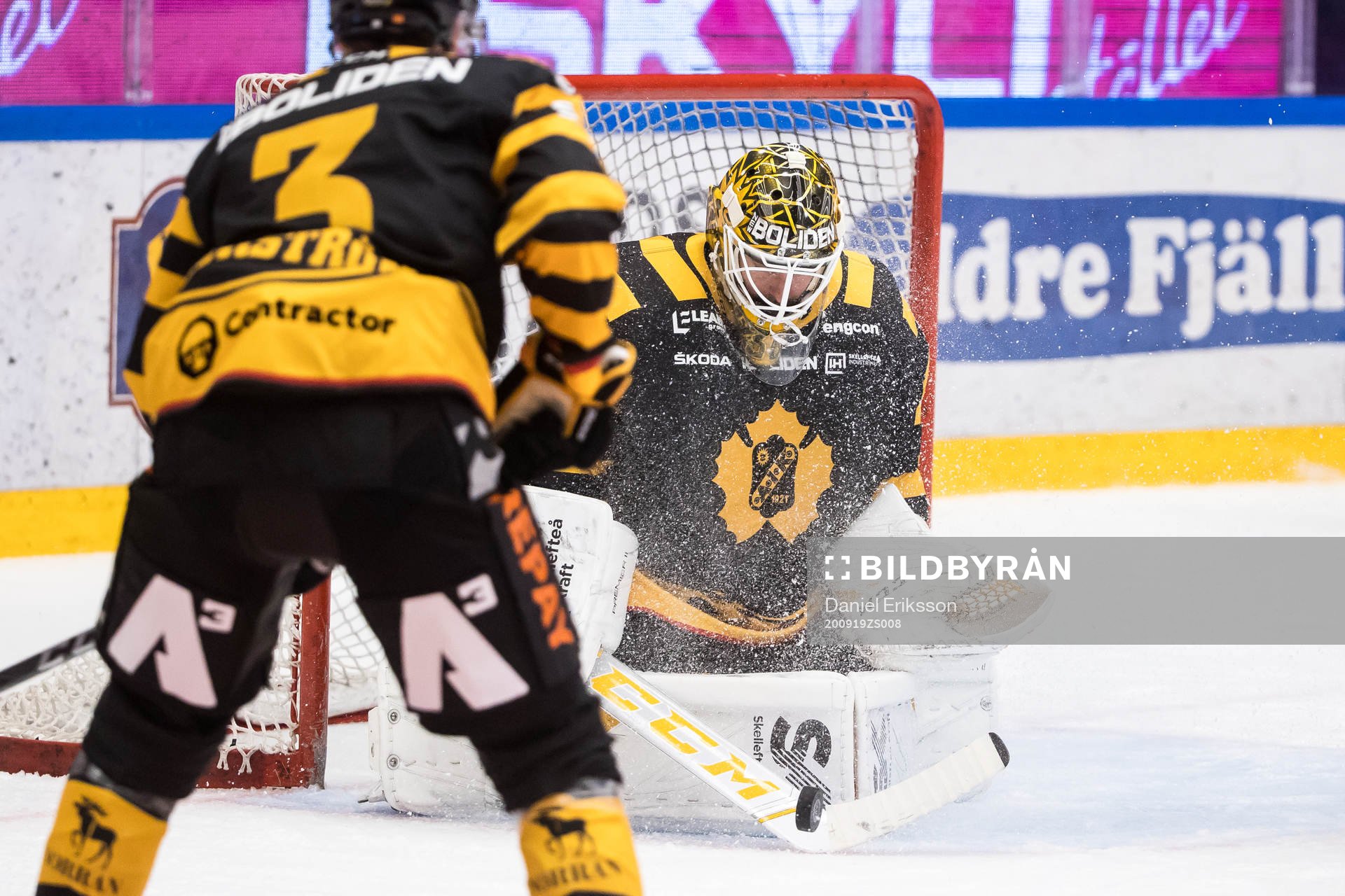 Skellefteås målvakt Gustaf Lindvall