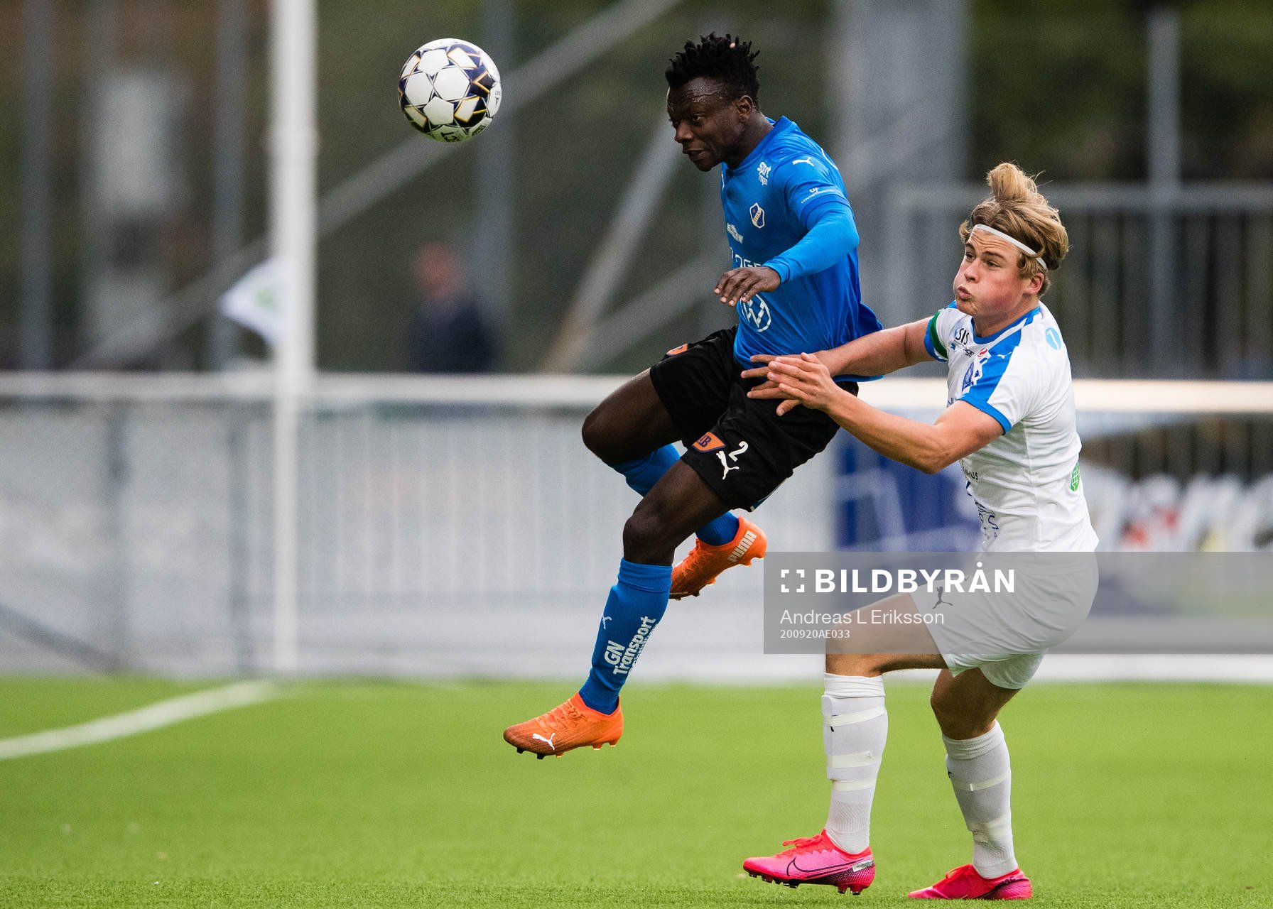Halmstads Thomas Boakye och Akropolis Linus Mattsson