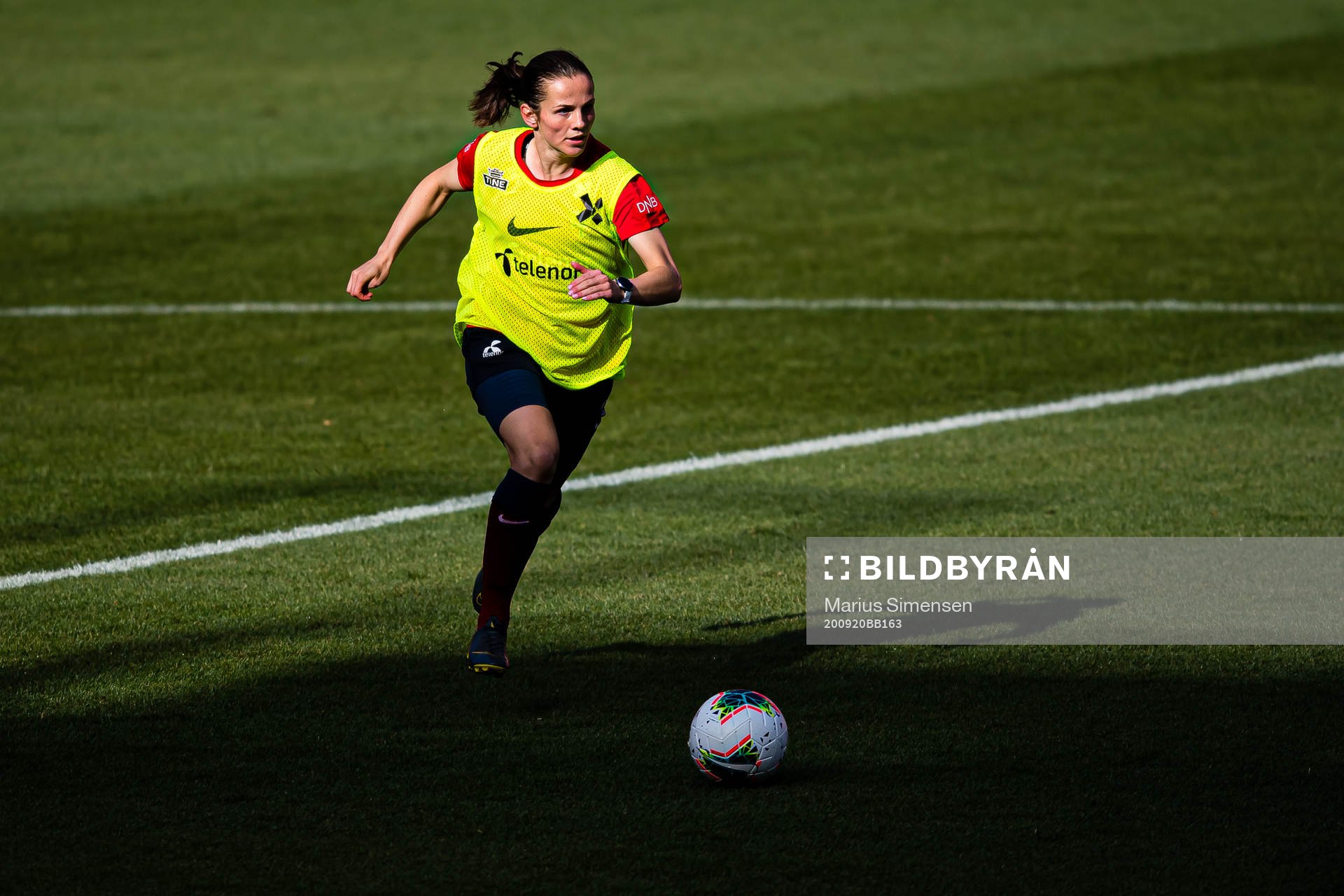 Tuva Hansen of the Norwegian women’s national football