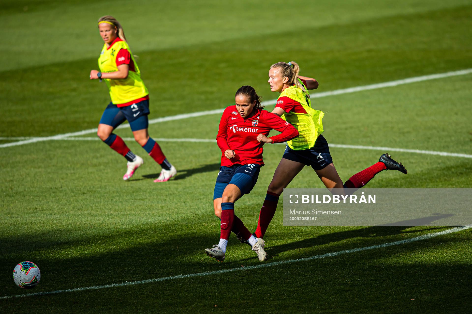 Guro Reiten and Synne Sofie Kinden Jensen of the Norwegian