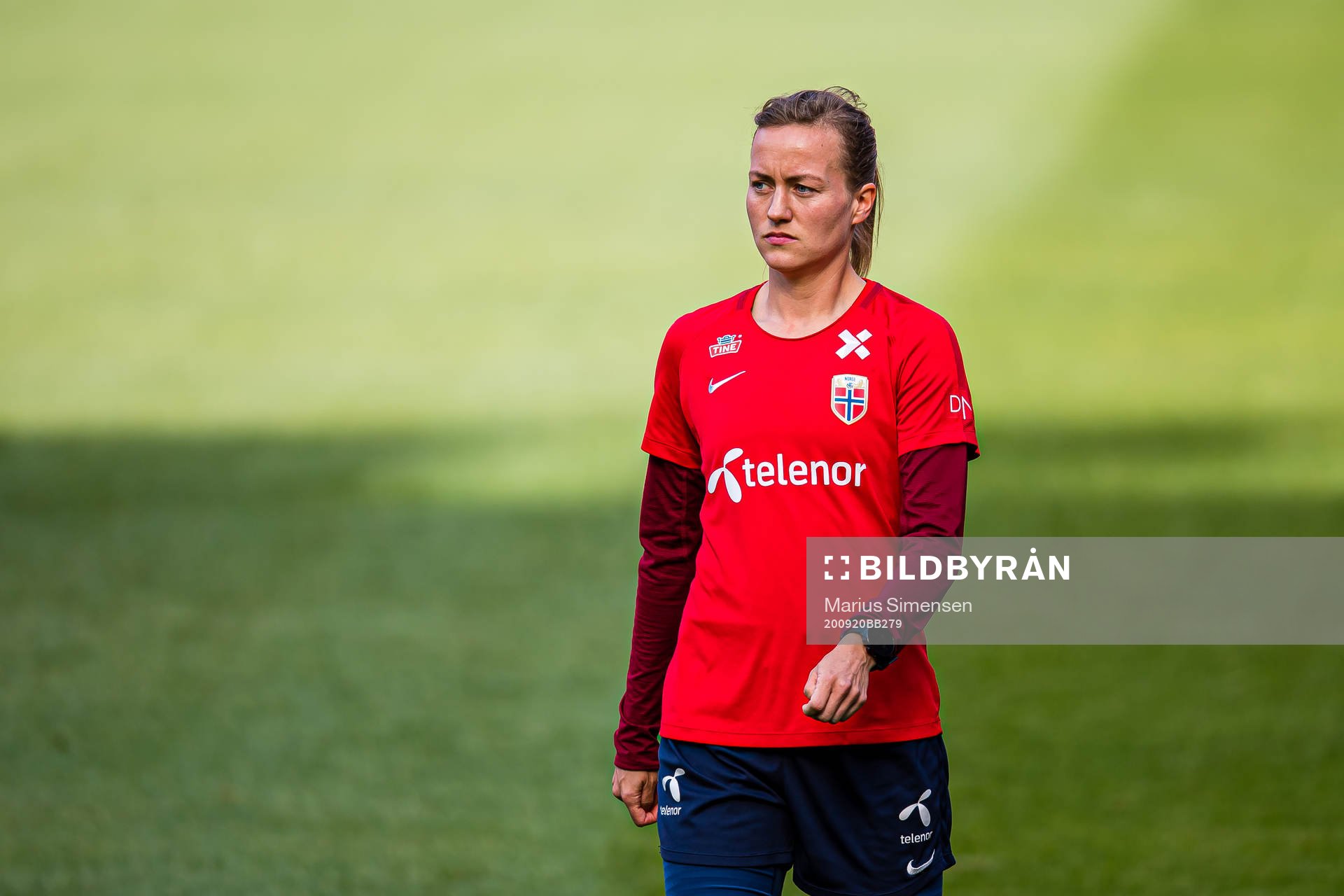 Kristine Minde of the Norwegian women’s national football
