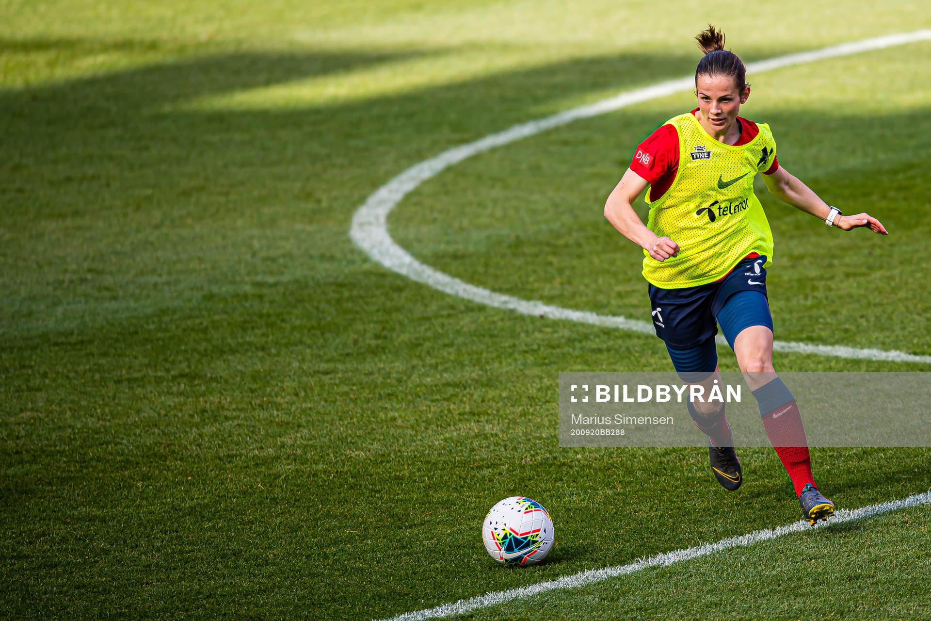 Tuva Hansen of the Norwegian women’s national football