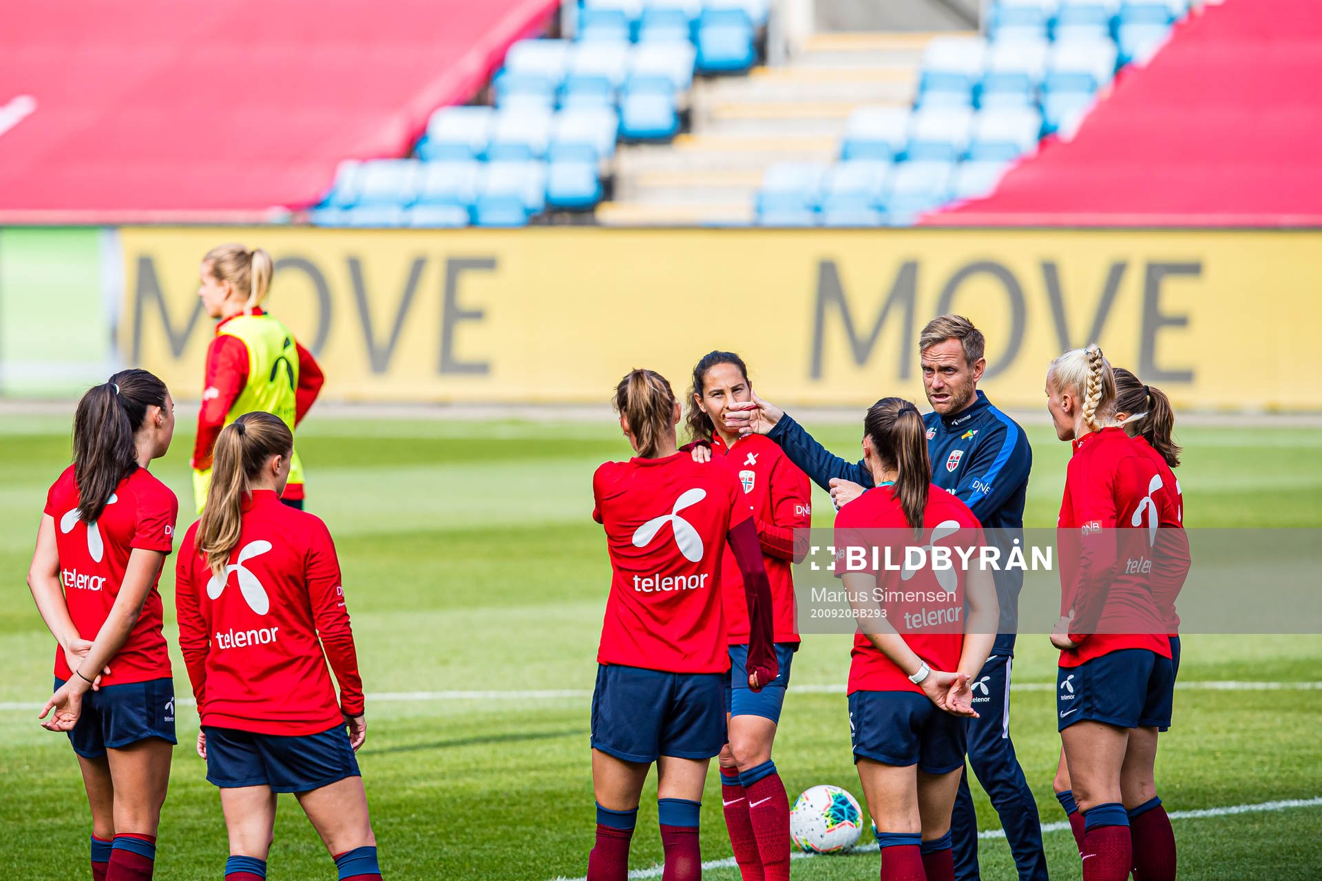 Martin Sjögren, head coach of the Norwegian women’s